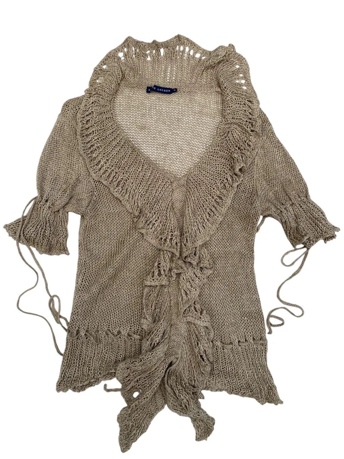 Ralph Lauren Ralph Lauren Mesh Knitwear Sweater Size L / US 10 / IT 46 - 1 Thumbnail