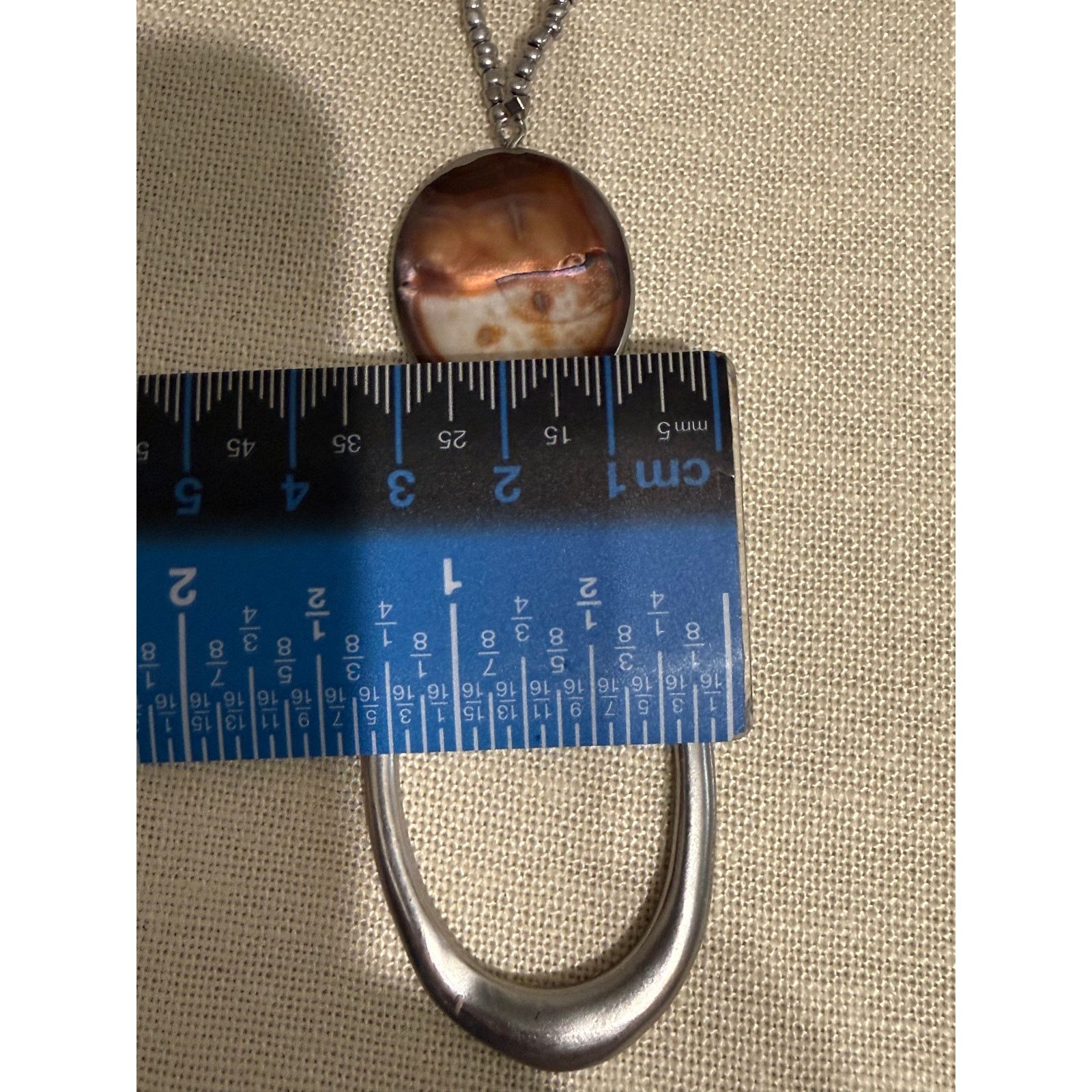 Other Macy’s NWT Silver Tone Necklace 28” with Oval Pendant Size ONE SIZE - 6 Thumbnail