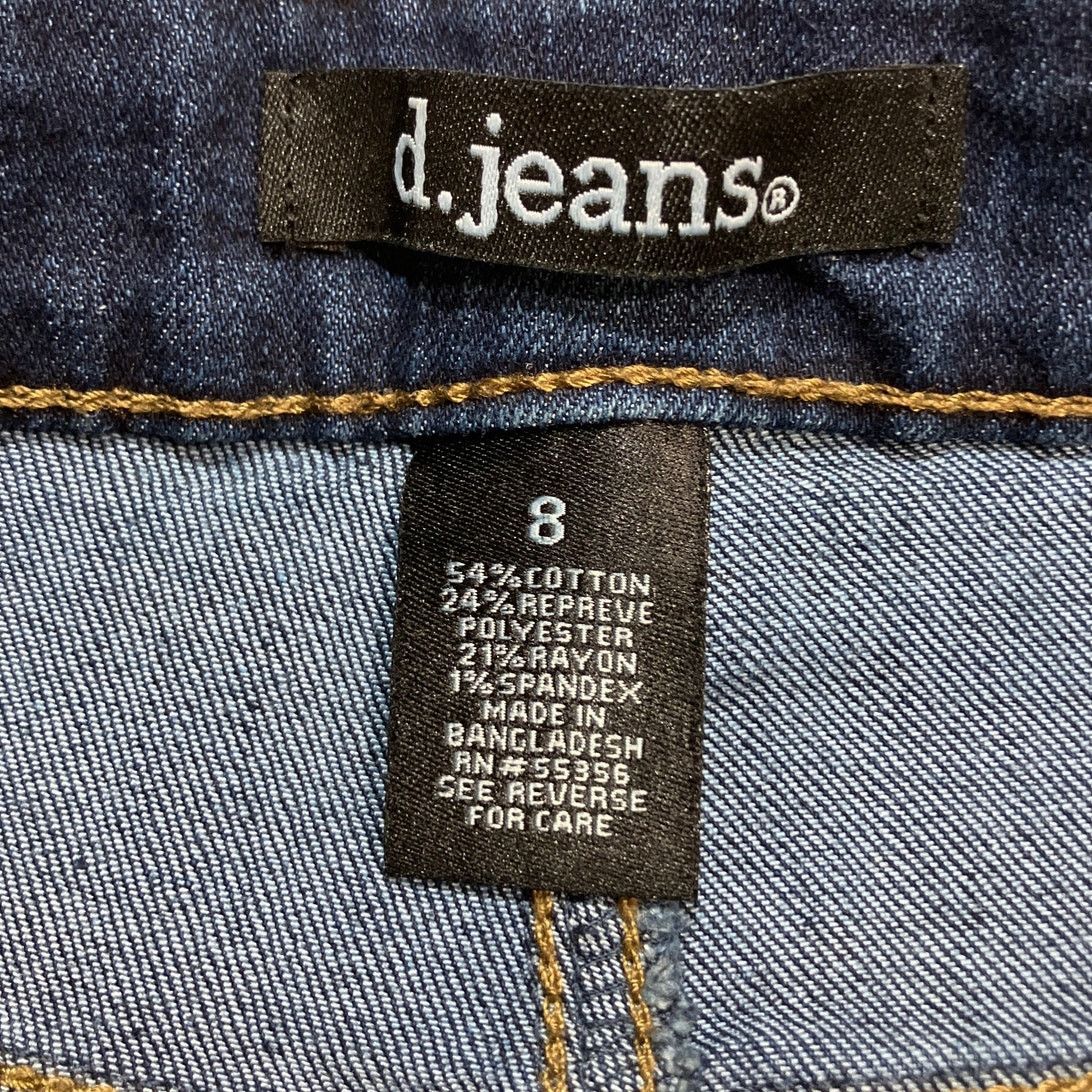 Other d. Jeans Denim Blue Mid Rise Button Fly Slim Capri Jeans 8 Size 30" / US 8 / IT 44 - 5 Thumbnail