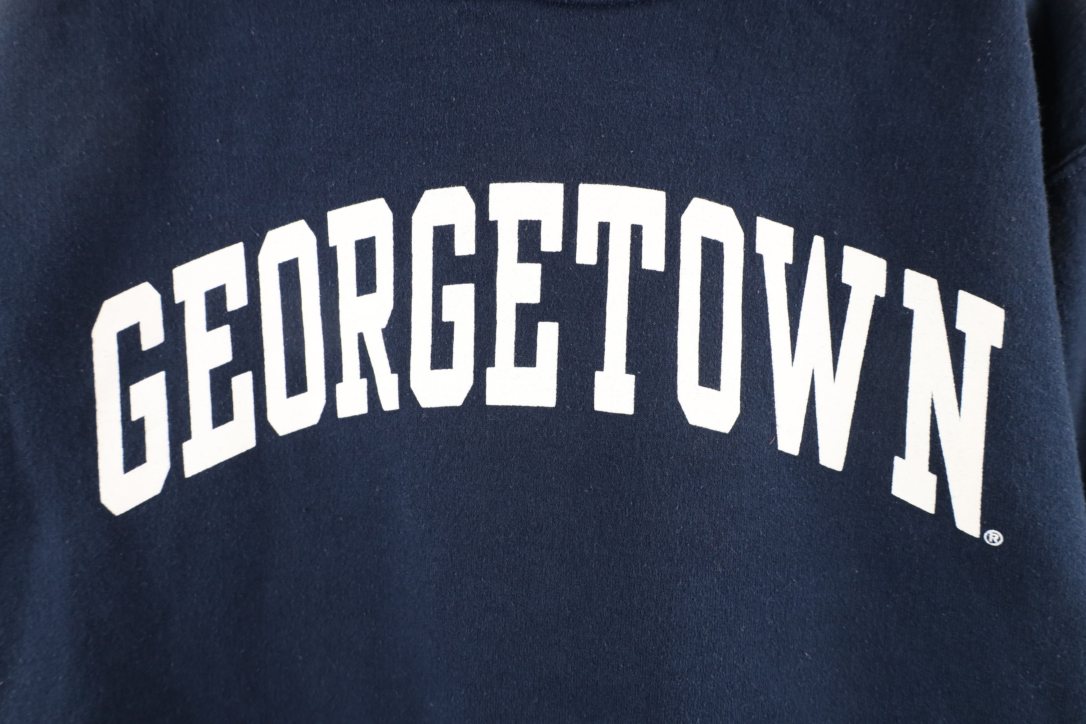 Vintage Vintage Out Georgetown University Hoodie Sweatshirt Blue Size US S / EU 44-46 / 1 - 4 Thumbnail