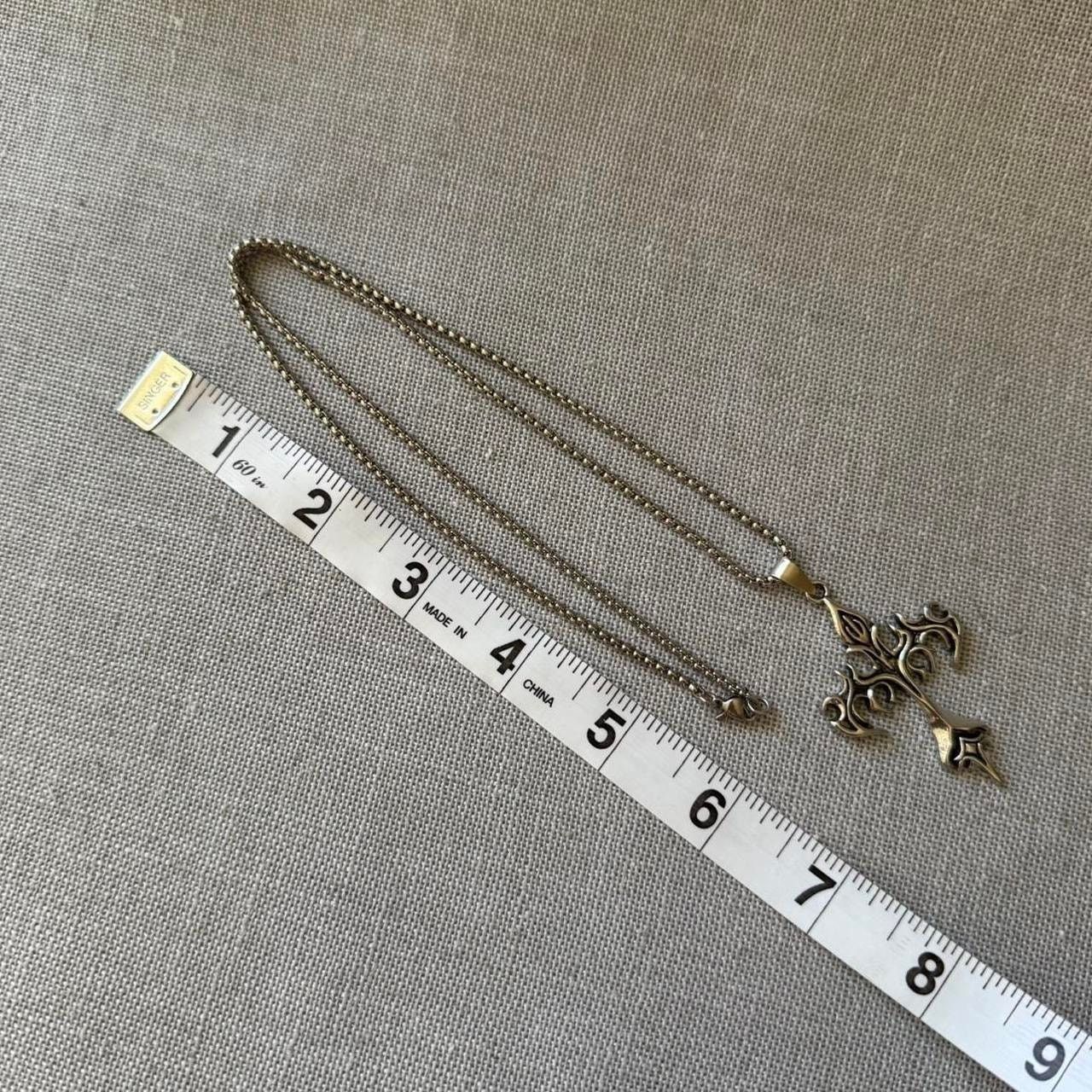Other Y2k silver gothic cross necklace Size ONE SIZE - 3 Thumbnail