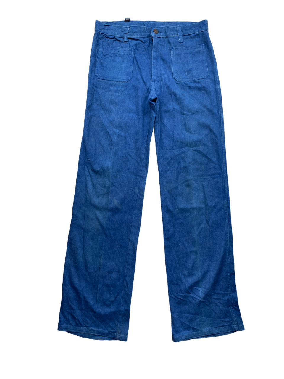 image of Distressed Denim Loose Bush Pants in Sun Faded Blue, Men's (Size 30)