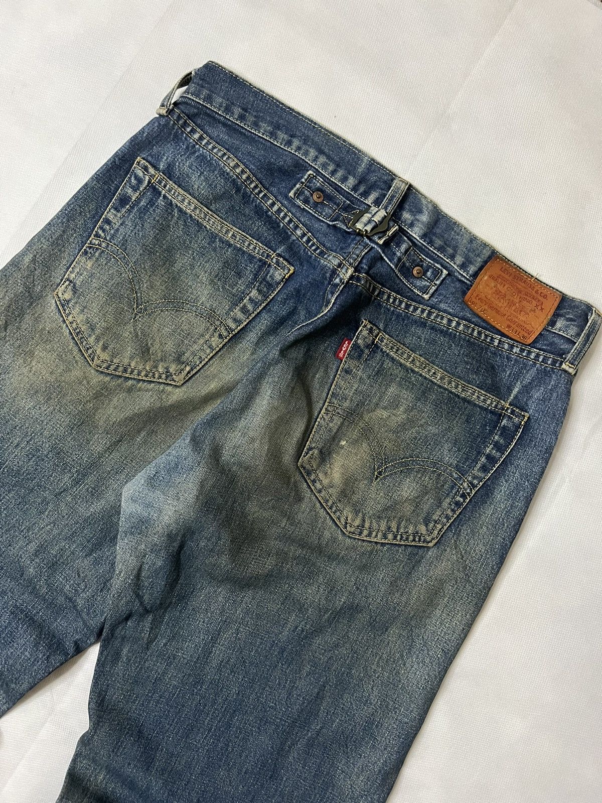 Levi's Vintage 80's Levis 702 "E" Buckle Back Selvedge Denim Size US 33 - 9 Thumbnail