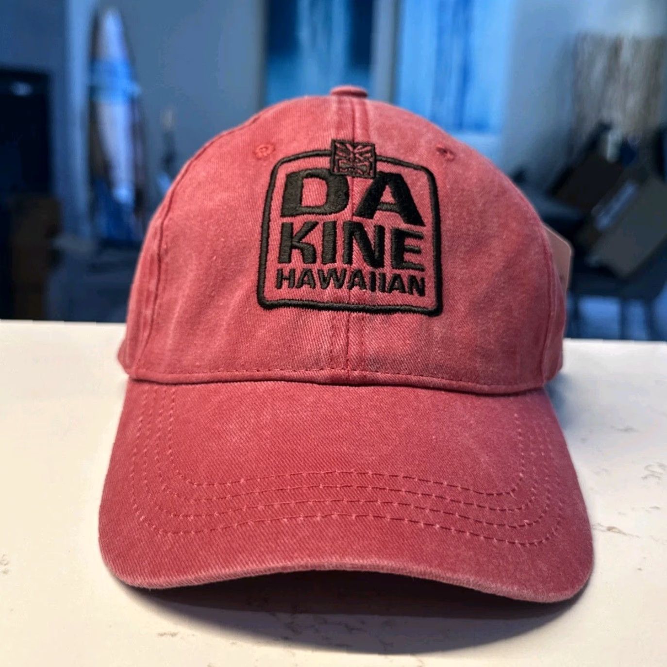 Dakine DA KINE Baseball Cap Red Black Embroidered Adjustable Hook and Loop Unisex Adults One Size Hawaiian Resort Hat Size ONE SIZE - 3 Thumbnail