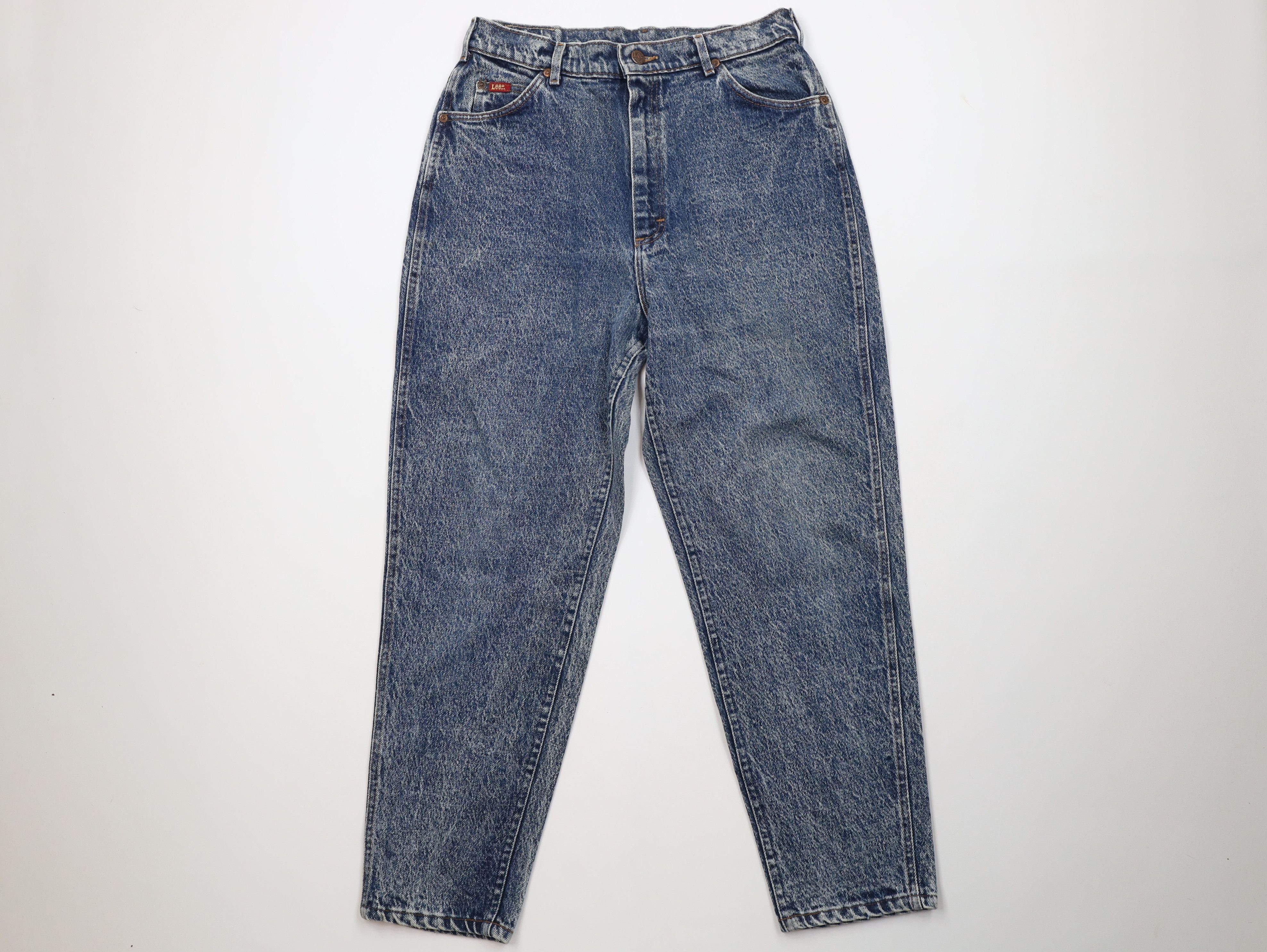 Lee Vintage 90s Lee Acid Wash Relaxed Tapered Leg Jeans USA Size 36" / US 14 / IT 50 - 1 Thumbnail