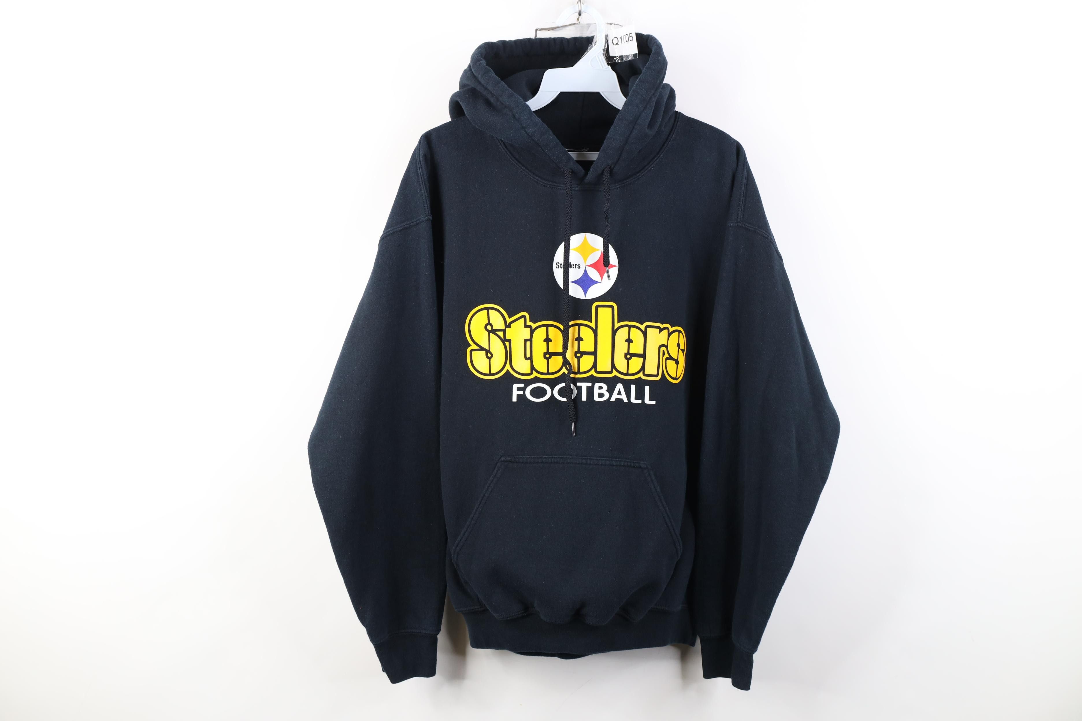 Vintage Vintage Pittsburgh Steelers Football Hoodie Sweatshirt Black Size US M / EU 48-50 / 2 - 1 Thumbnail