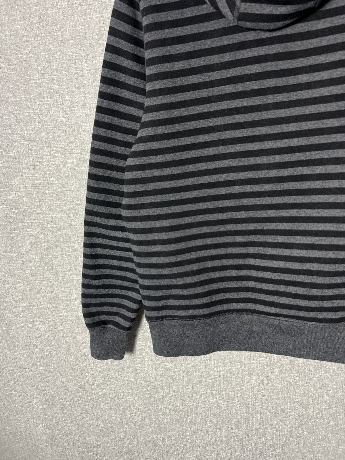 Noah Noah Cross Logo Print Striped Fleece Cotton Hoodie Size US S / EU 44-46 / 1 - 17 Thumbnail