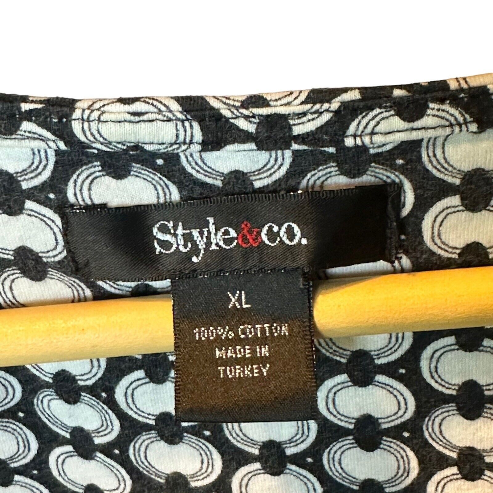 Vintage Style & Co Blouse/Shirt Women's Large XL Sparkles EUC Fun Sm Size XL / US 12-14 / IT 48-50 - 6 Thumbnail