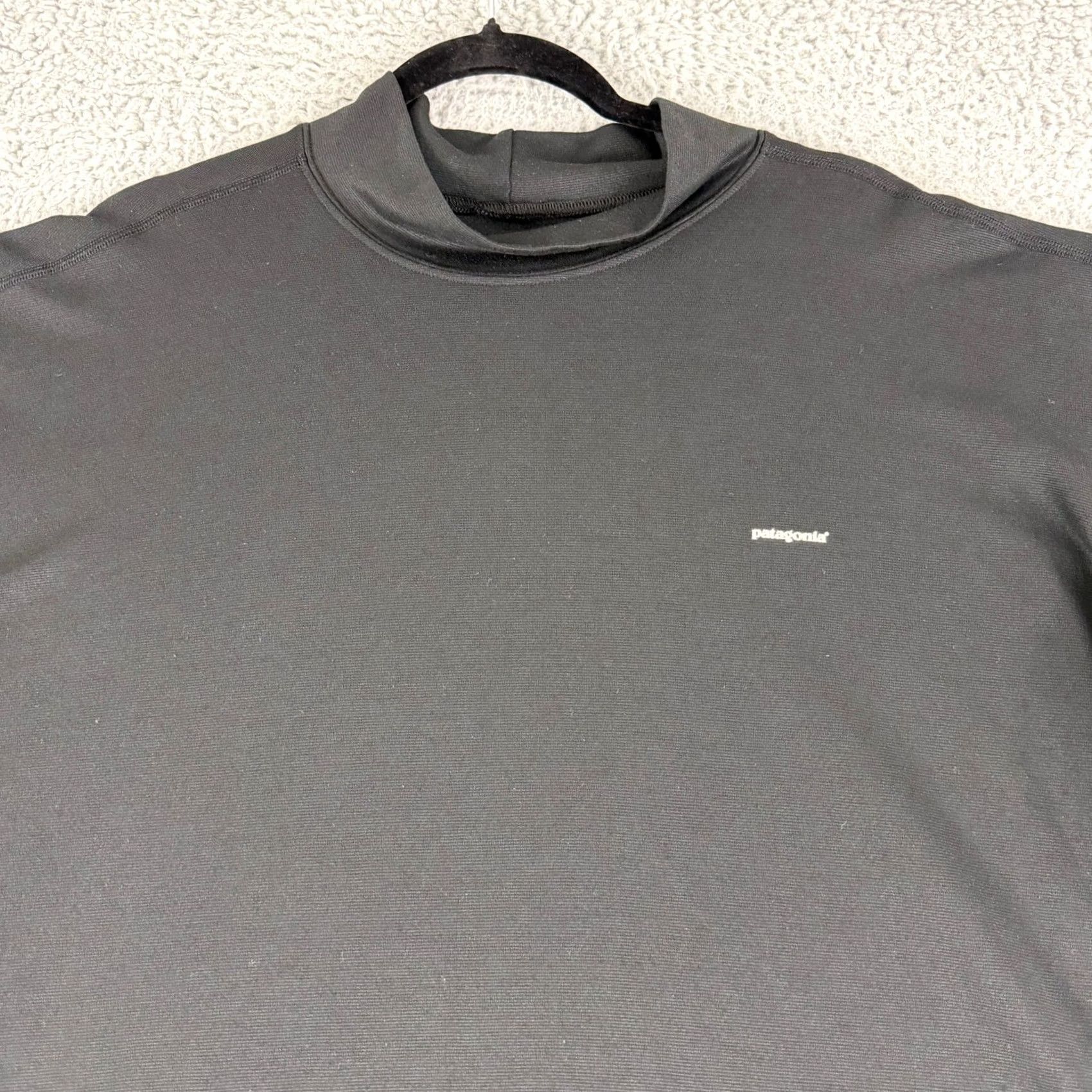 Patagonia VINTAGE Capilene Base Layer Shirt Men XXL Black Mock Neck Long Sleeve Pullover Shirt? Size US XXL / EU 58 / 5 - 2 Thumbnail