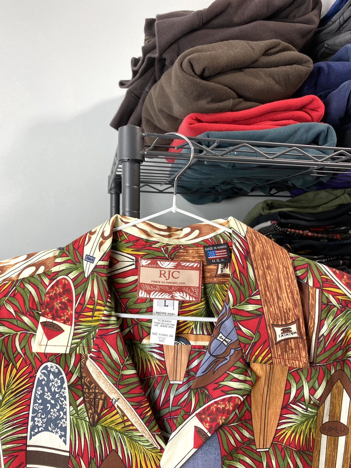 Vintage Rare! Vintage RJC Made In Hawaii USA Shirt American Vtg Size US L / EU 52-54 / 3 - 6 Thumbnail