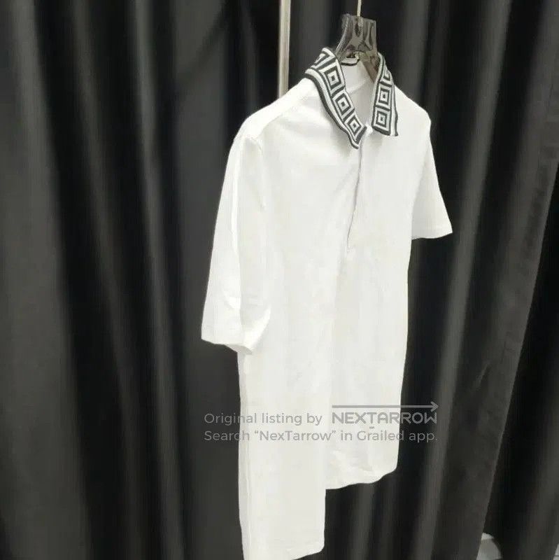 Versace Versace Short Sleeve White Cotton Polo Shirt . Size US S / EU 44-46 / 1 - 3 Thumbnail