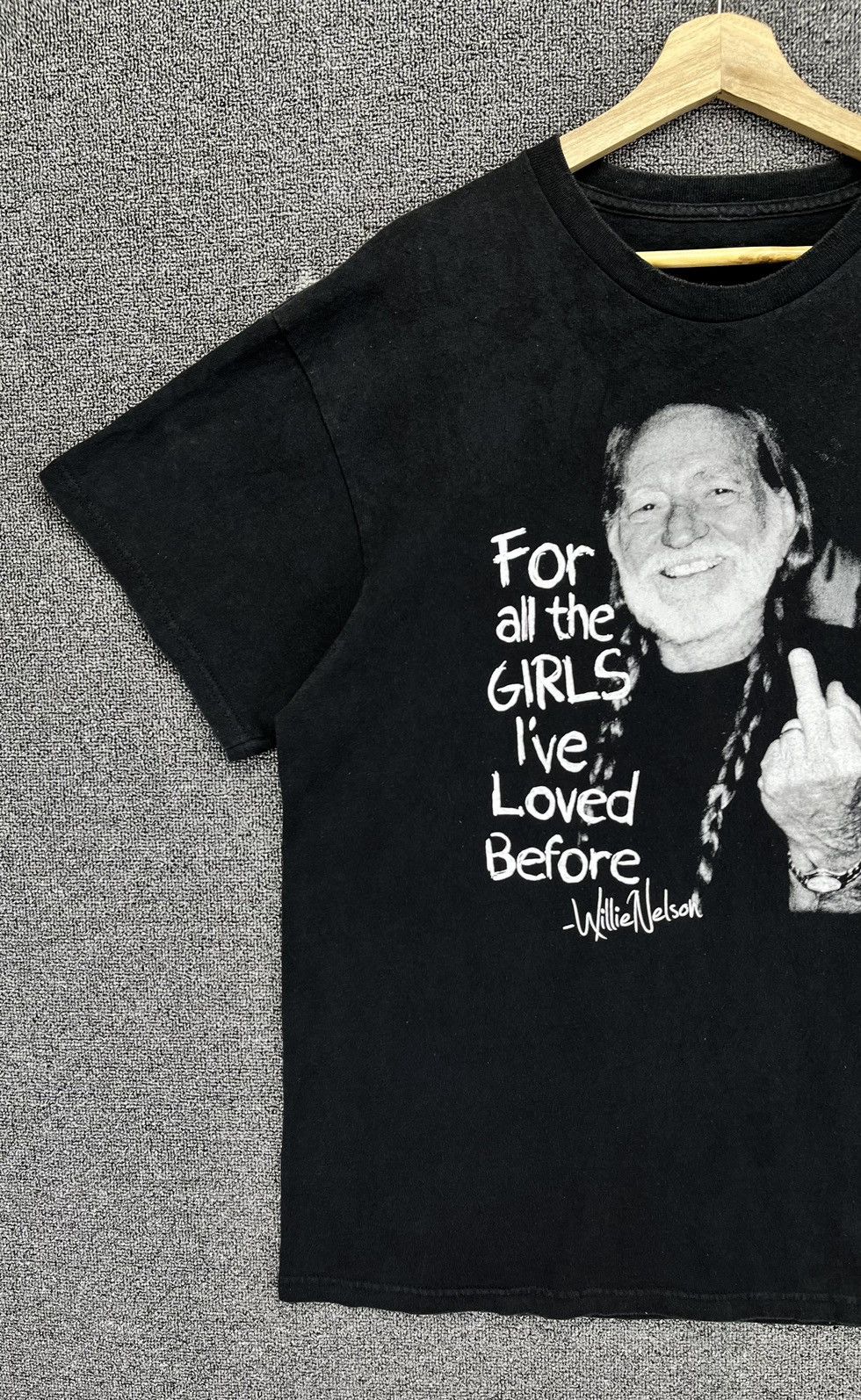 Vintage Willie Nelson Punk Rock Band Tees T Shirts