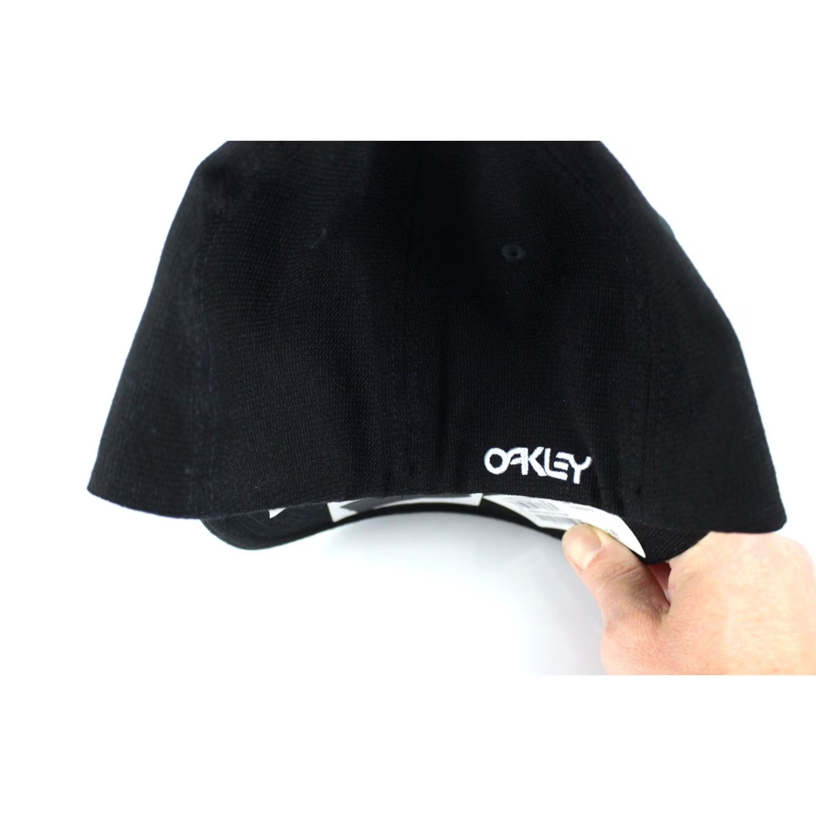 Oakley Oakley Men’s Arizona B1B Metallic Destination Hat Cap L/XL Black Baseball Cap Breathable Stretch Flexfit Standard Adult Mens Size ONE SIZE - 2 Thumbnail