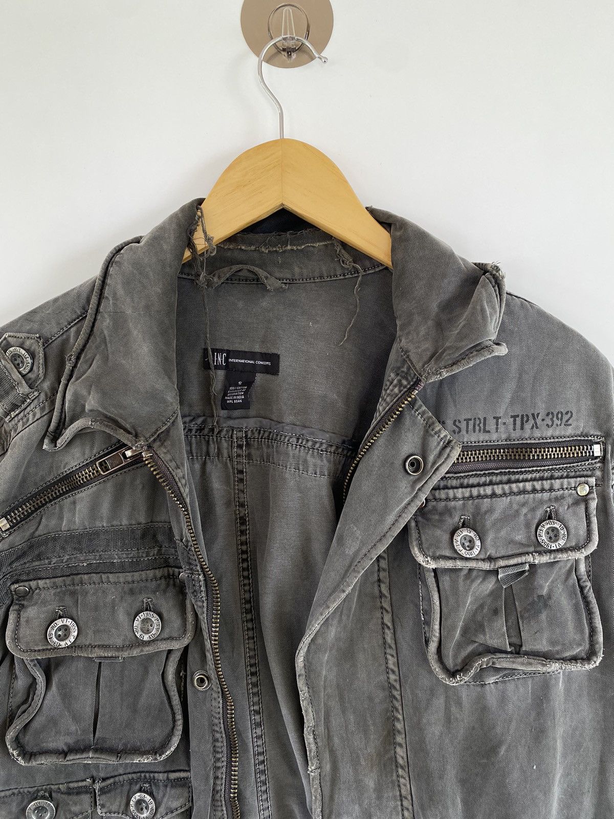 Japanese Brand × Vintage ✅️Vintage Cargo Jacket Pocket Mens Military Style Size US L / EU 52-54 / 3 - 5 Thumbnail