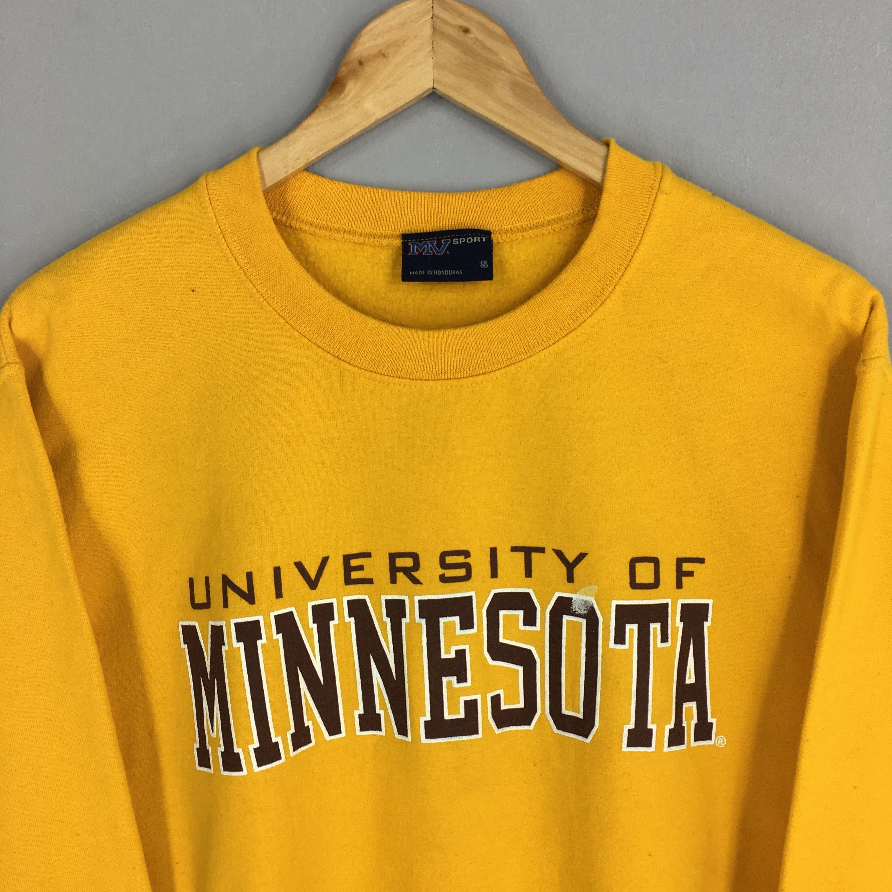 NCAA × Vintage Vintage University Of Minnesota Yellow Sweatshirt Small Size US S / EU 44-46 / 1 - 2 Thumbnail