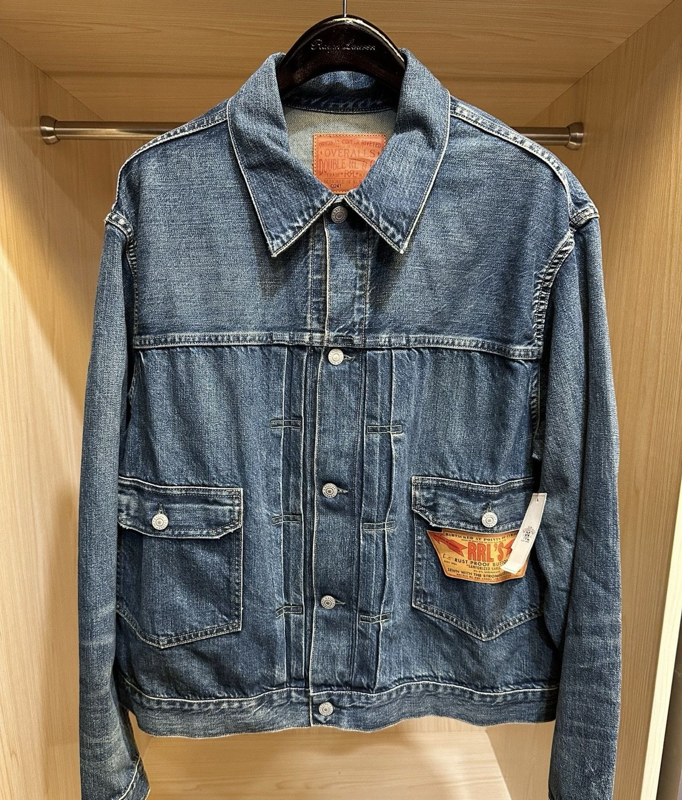 RRL Ralph Lauren AW23 RRL Ralph Lauren Denim Jacket Size US XL / EU 56 / 4 - 2 Thumbnail