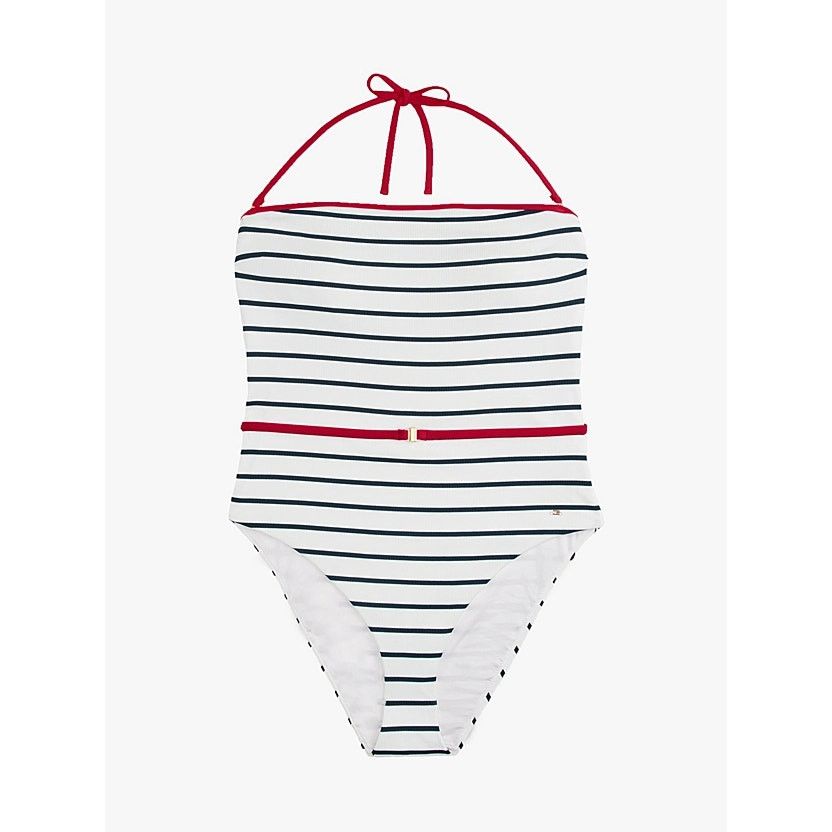 Tommy Hilfiger Tommy Hilfiger | NWT Sofia Capsule Stripe Belted Swimsuit Size S / US 4 / IT 40 - 2 Thumbnail