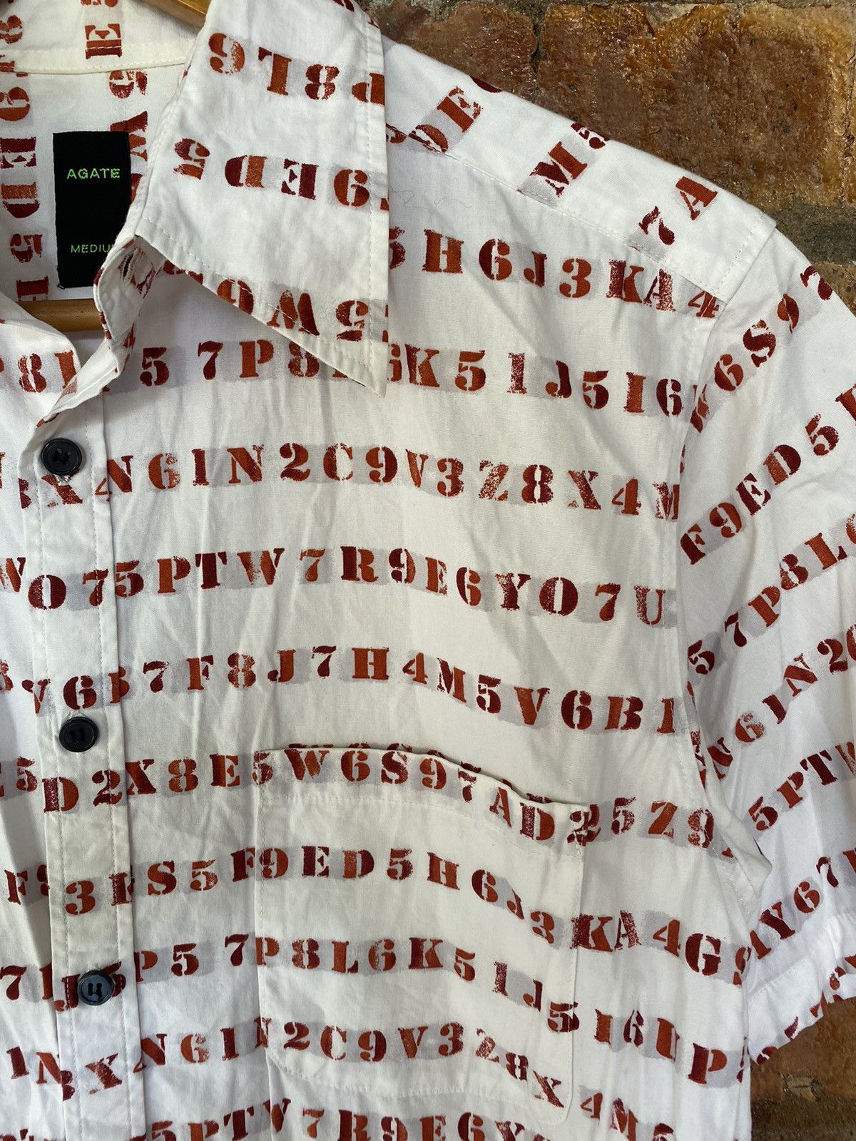 Japanese Brand Agate Japan Numeric Prisoners print Size US M / EU 48-50 / 2 - 4 Thumbnail