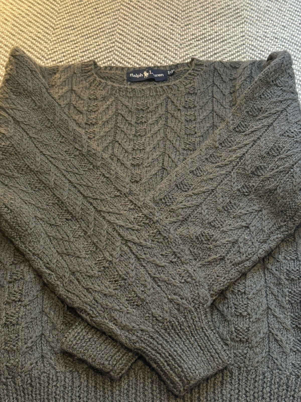 Ralph Lauren Ralph Lauren Textured Wool Knit Sweater Size US M / EU 48-50 / 2 - 4 Thumbnail