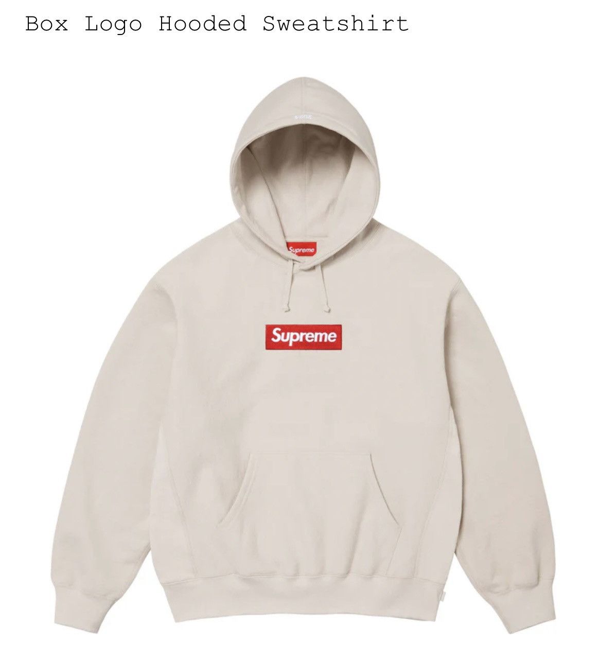 Supreme SUPREME BIG BOX LOGO HOODED SWEATSHIRT SS21 SIZE LARGE | Grailed