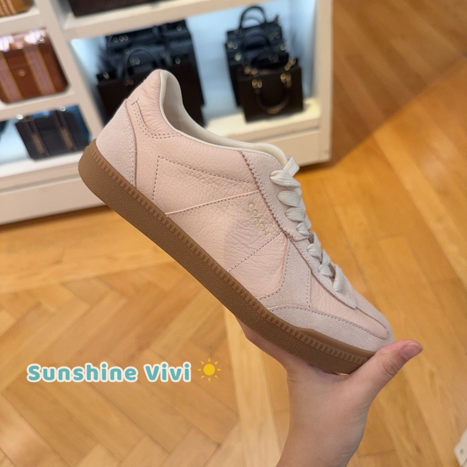 Coach NWT Coach Women's Ellis Sneaker Blush CAQ33 us 7 Size US 7 / IT 37 - 1 Thumbnail