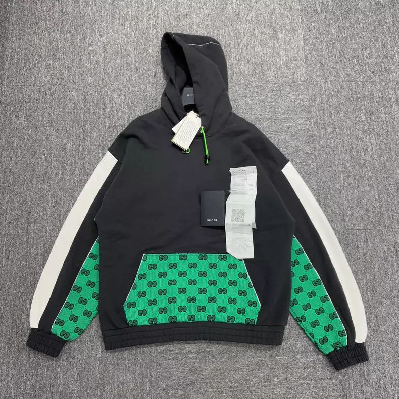 Gucci Gucci Double G old flower stitching hooded sweatshirt 2505- Size US S / EU 44-46 / 1 - 1 Thumbnail