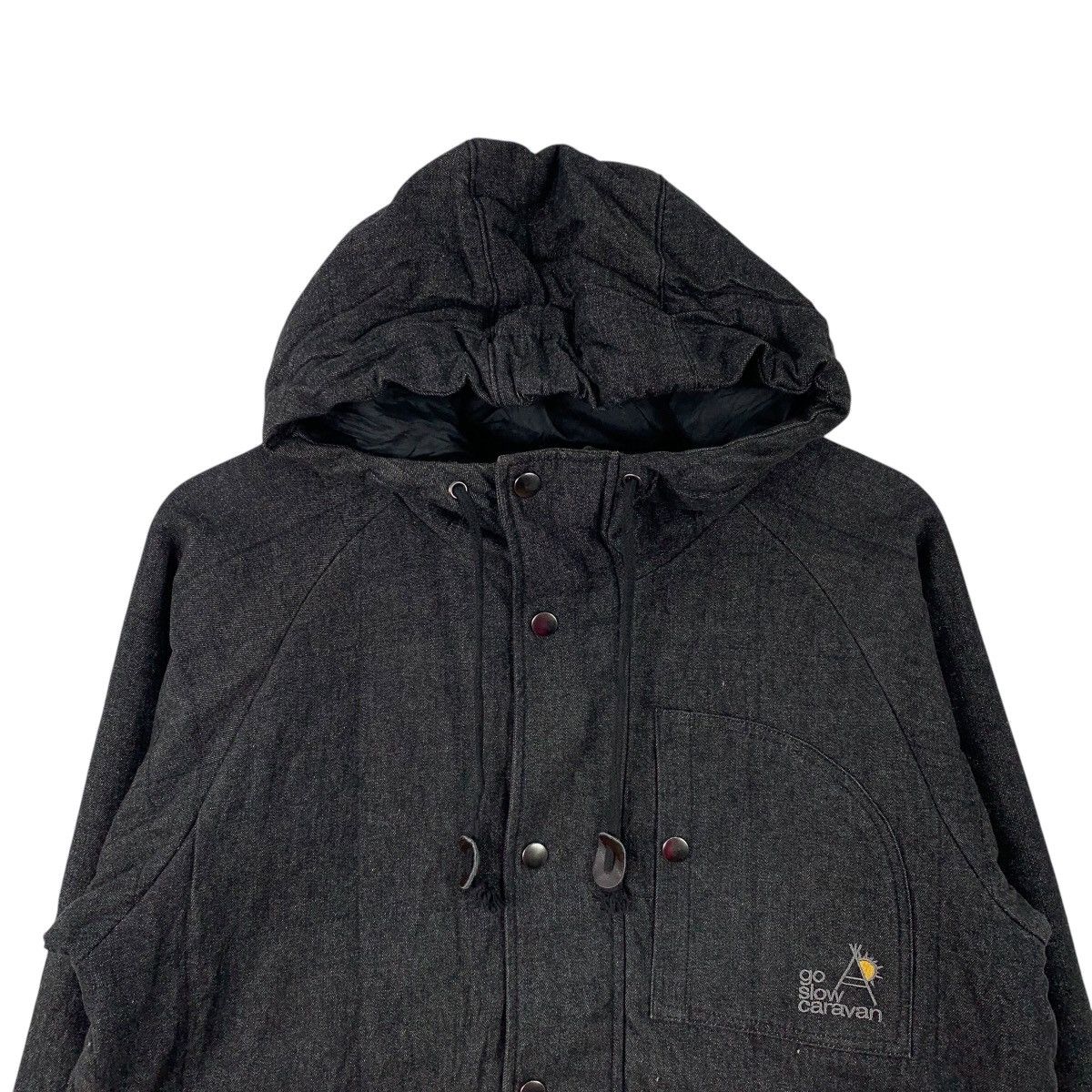 Japanese Brand GO SLOW CARAVAN Japanese Brand Outdoor Coduroy Hoodie Jacket Size US M / EU 48-50 / 2 - 4 Thumbnail