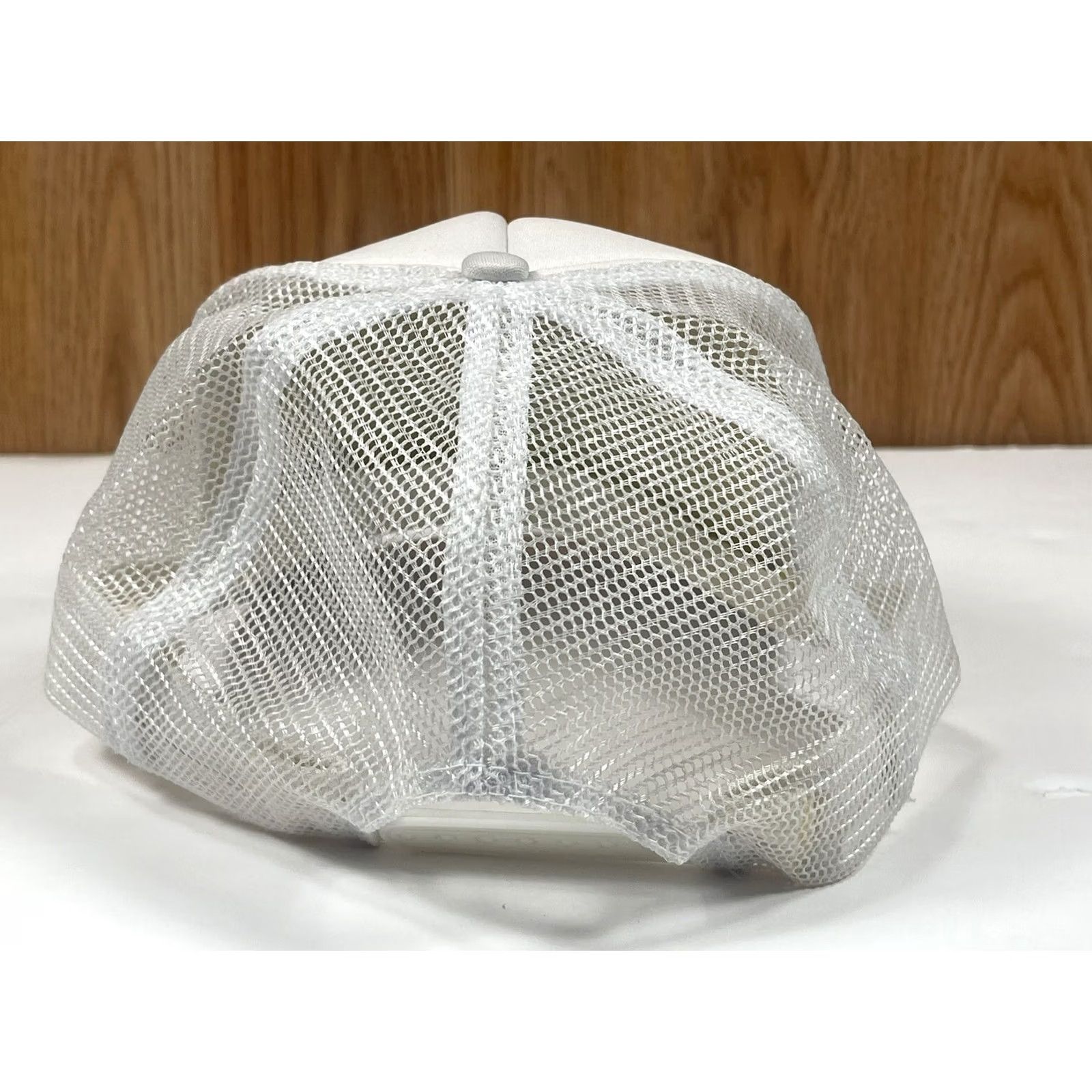 Vintage Nissin Cap Renee White Trucker's Hat Baseball Cap Adjustable Snapbacks Size ONE SIZE - 3 Thumbnail
