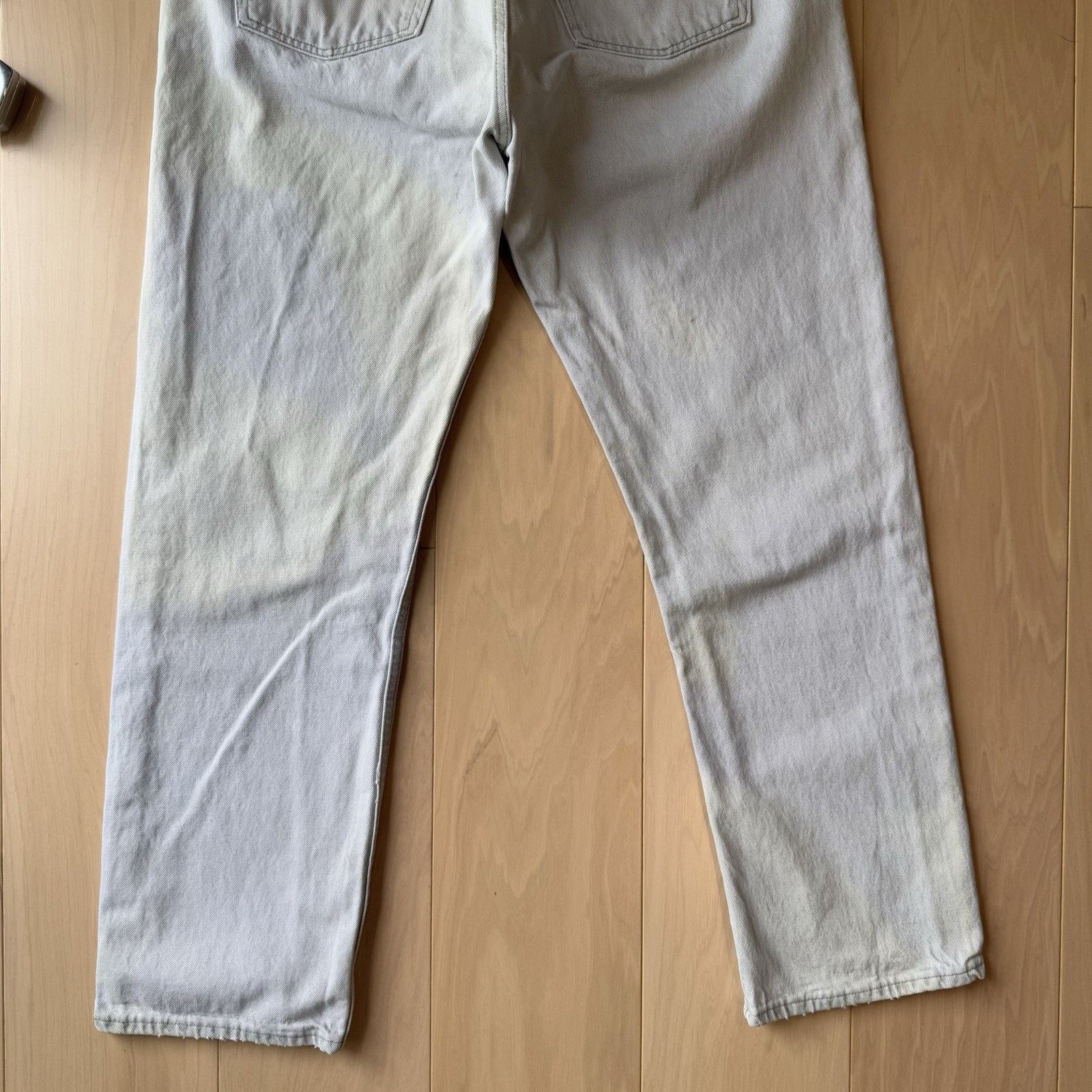 Levi's Vintage Levis 501 Jeans 37 Gray Light Wash 80s Made in USA Size US 37 - 8 Thumbnail