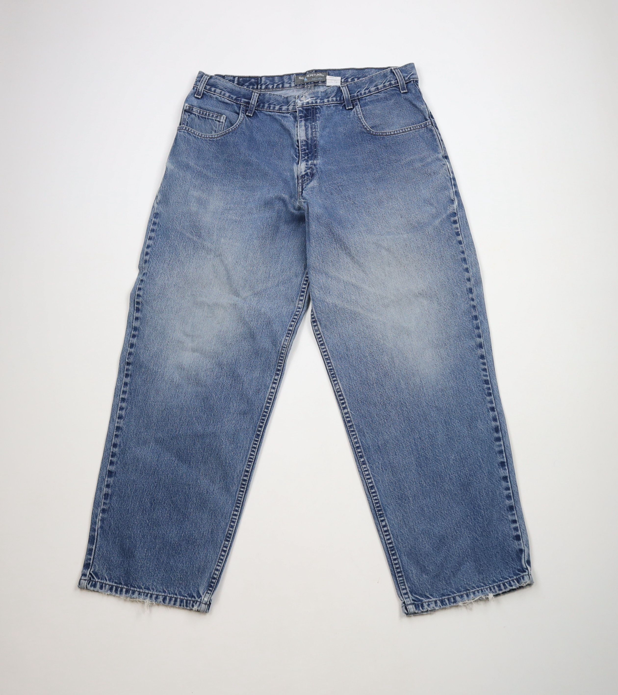 Levi's × Vintage Vintage Y2K 2001 Levis Silvertab Baggy Fit Skateboard Jeans Size US 36 / EU 52 - 1 Thumbnail