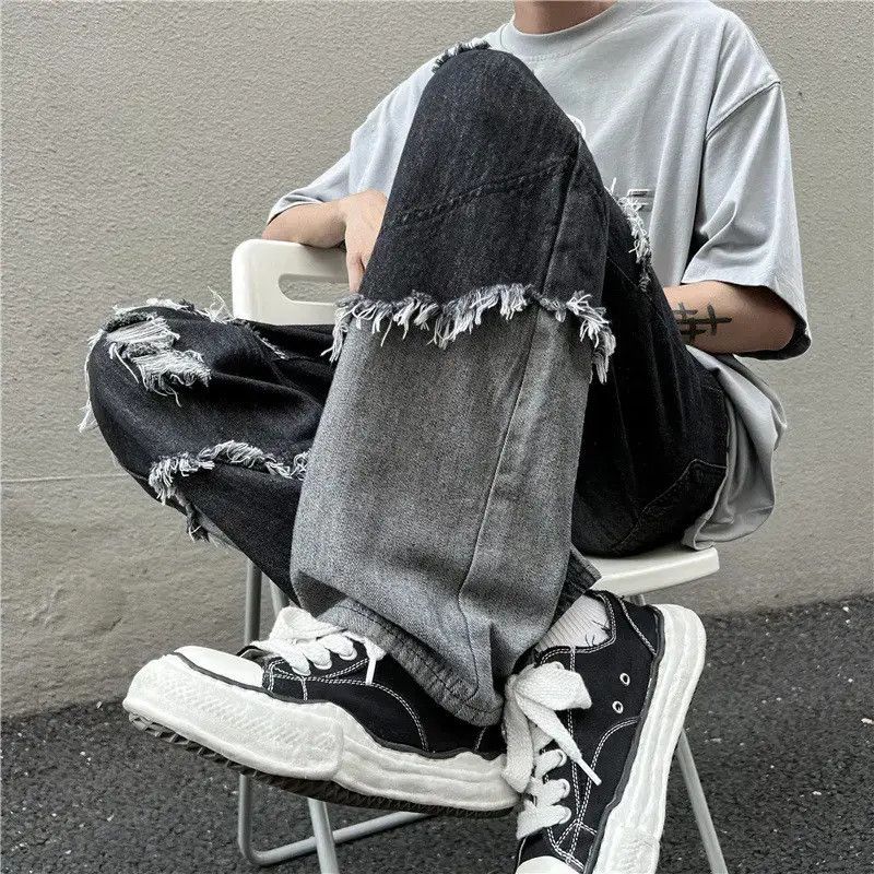 Japanese Brand Loose straight leg casual jeans Size US 30 / EU 46 - 3 Thumbnail