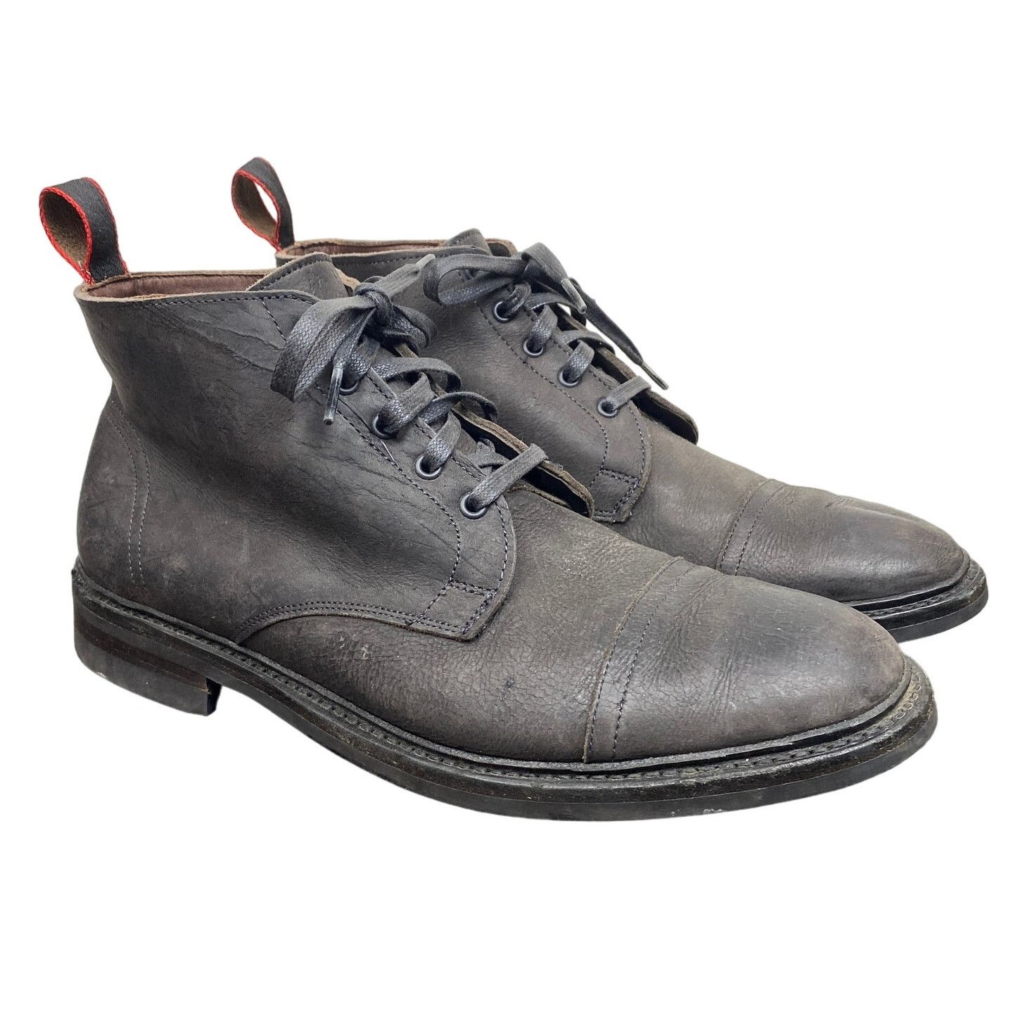 Allen Edmonds Patton Cap Toe Leather Boot Dainite Sole 11D