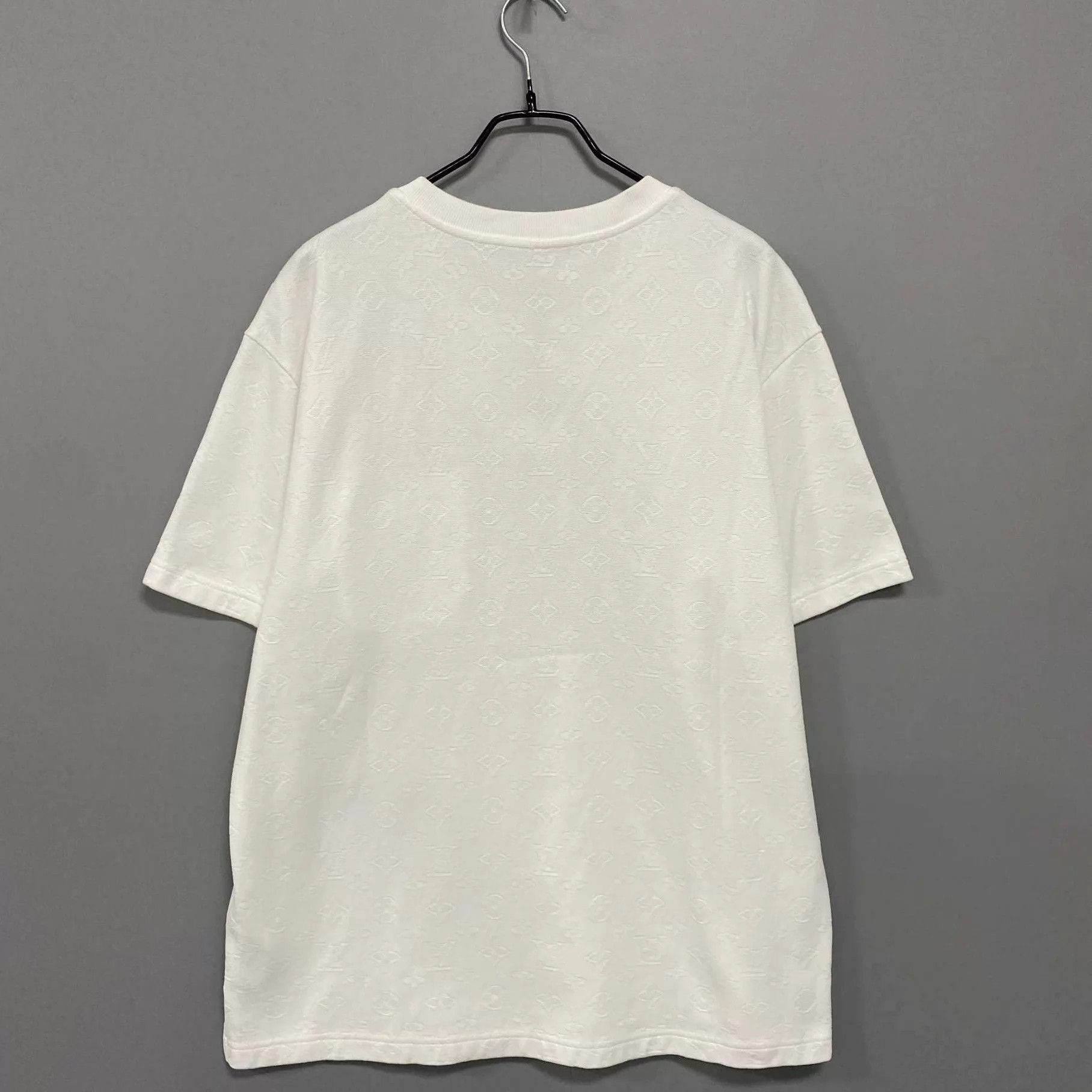 Louis Vuitton LV white pocket short sleeve tee dark all-over print L Size US L / EU 52-54 / 3 - 3 Thumbnail