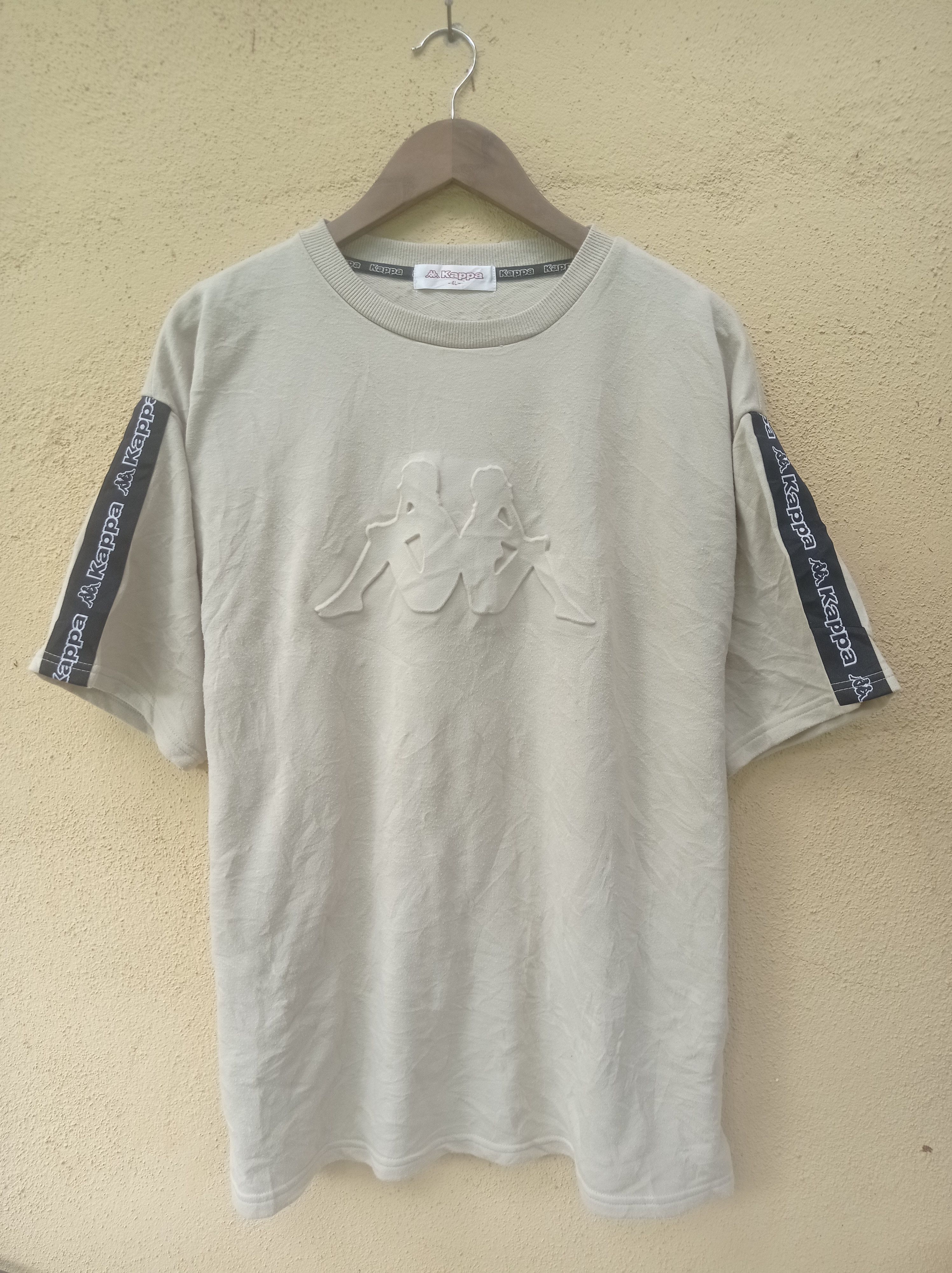 Kappa Kappa side tape t shirt #BA41 Size US XL / EU 56 / 4 - 1 Thumbnail
