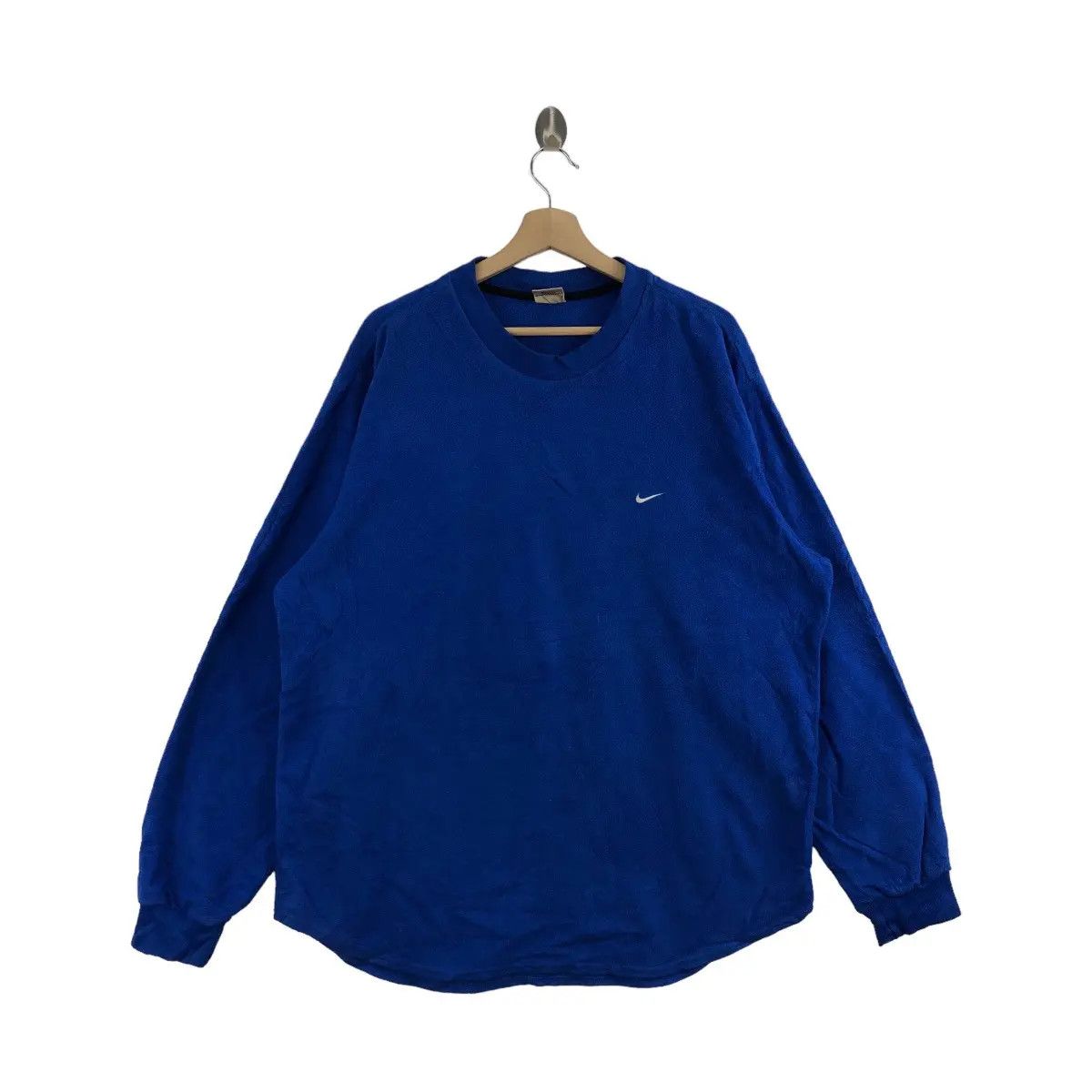 Nike Vintage 90’ NIKE FIT Swoosh Side Logo Fleece Sweater Size US XXL / EU 58 / 5 - 1 Thumbnail