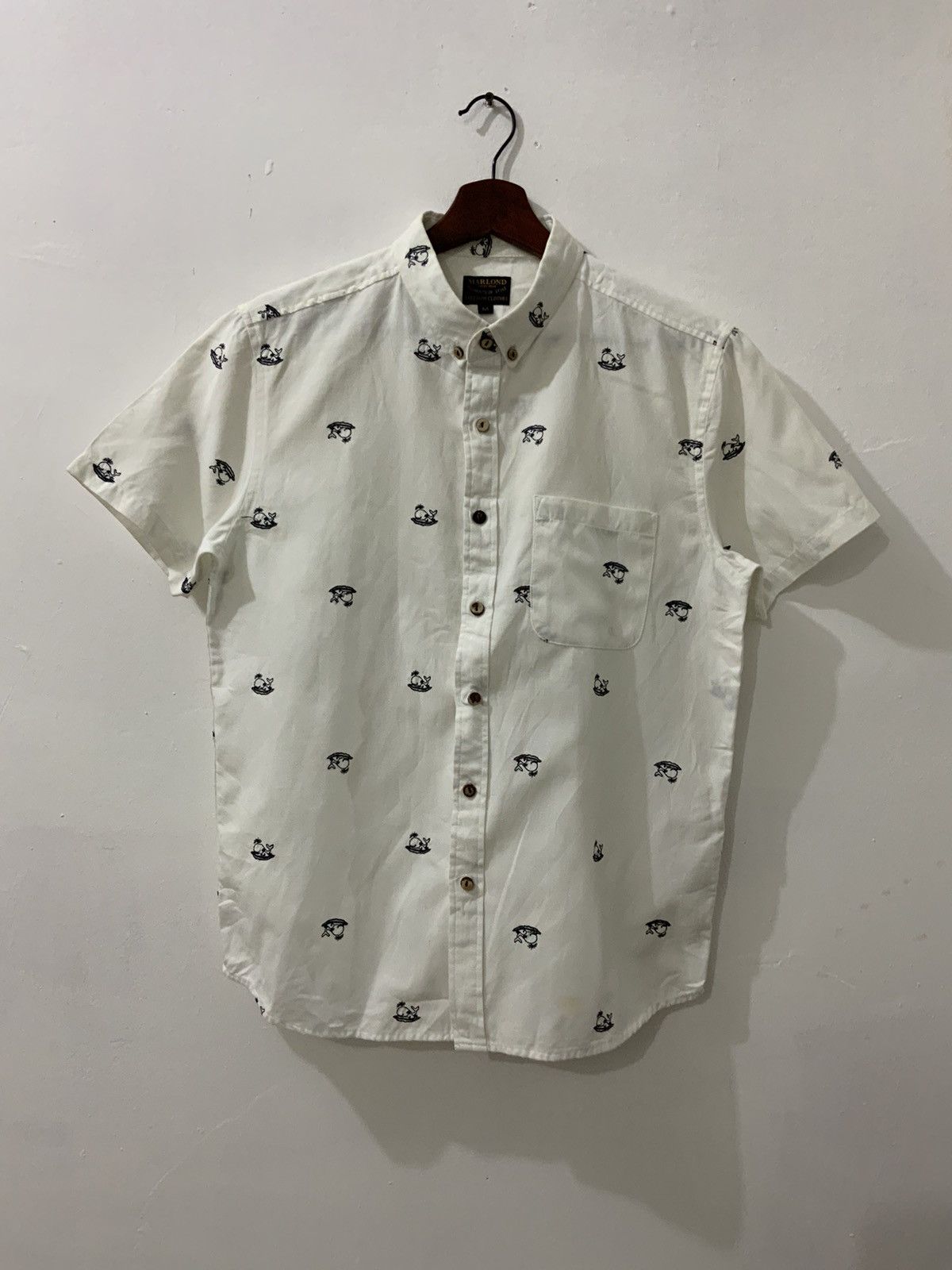 Japanese Brand Marlond Outer Wear Elements of Style Collar Camp Size US M / EU 48-50 / 2 - 1 Thumbnail