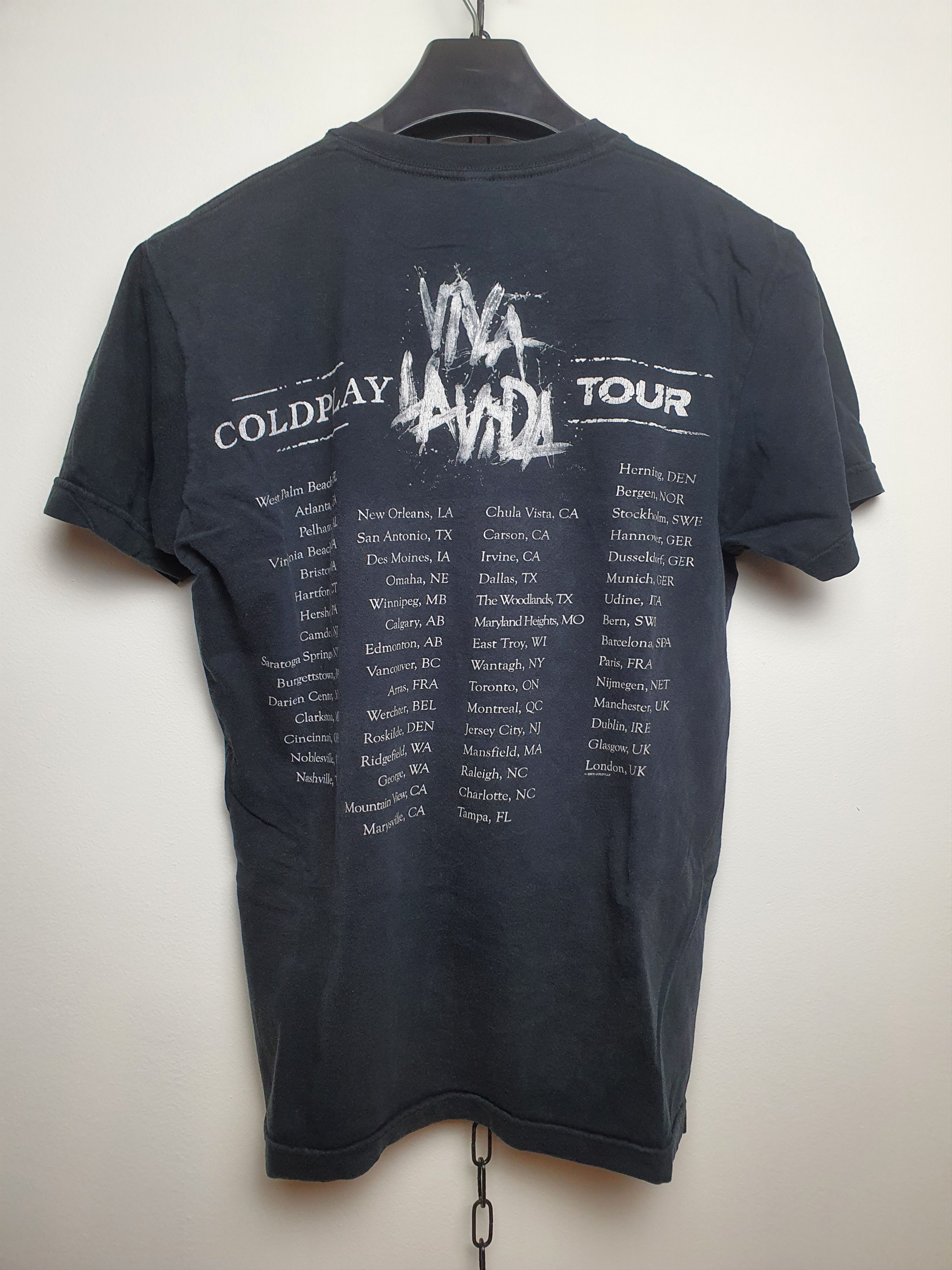 Band Tees × Vintage 00s Vintage Coldplay Tour Tee like Radiohead Oasis Britpop Size US S / EU 44-46 / 1 - 2 Thumbnail