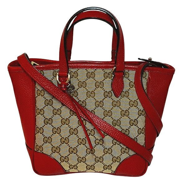 Gucci Gucci GG Canvas 2Way Bag Canvas Shoulder Bag 449241 in Beige, Women's