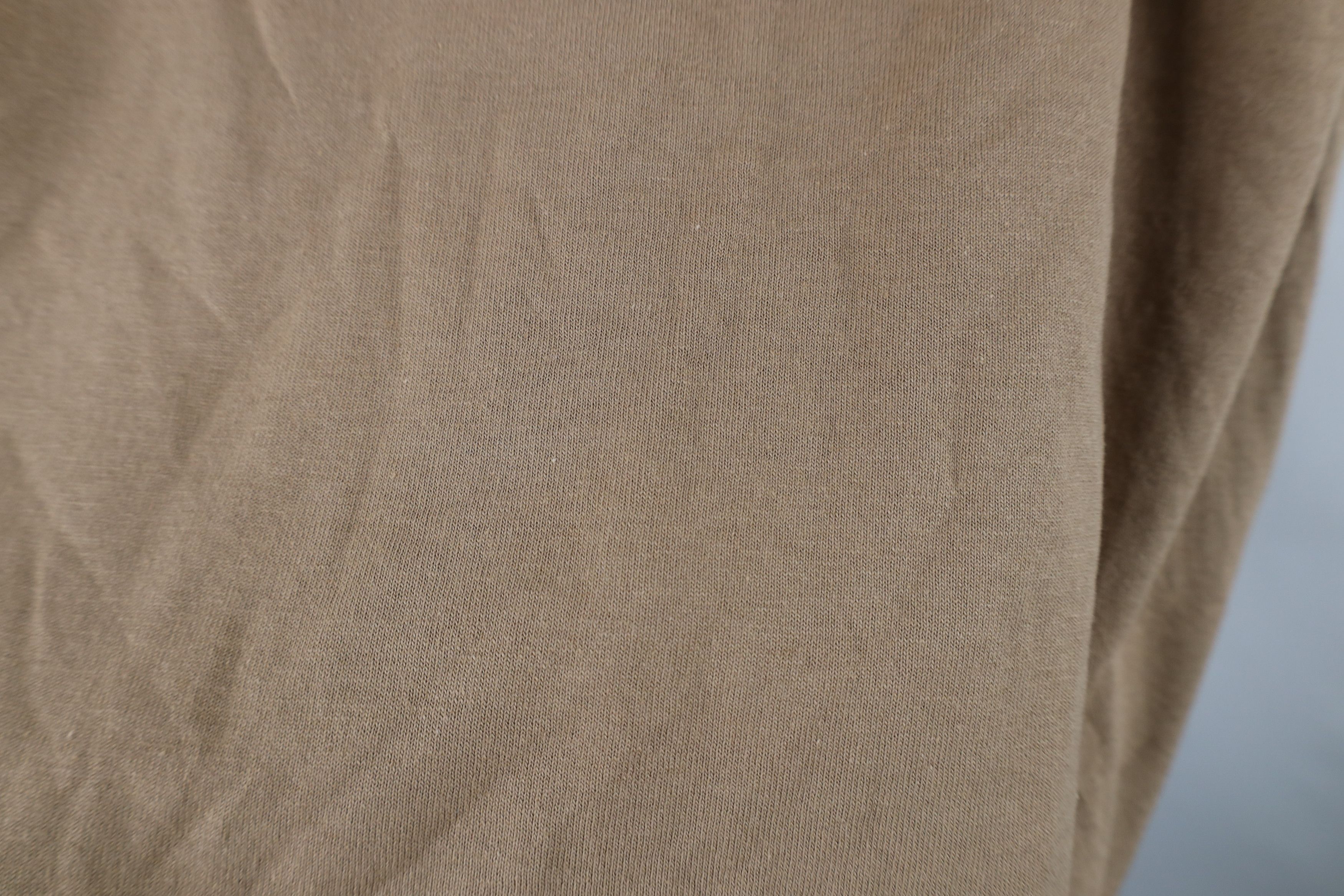 Vintage Vintage 90s Streetwear Short Sleeve T-Shirt Beige Khaki Size US L / EU 52-54 / 3 - 11 Thumbnail