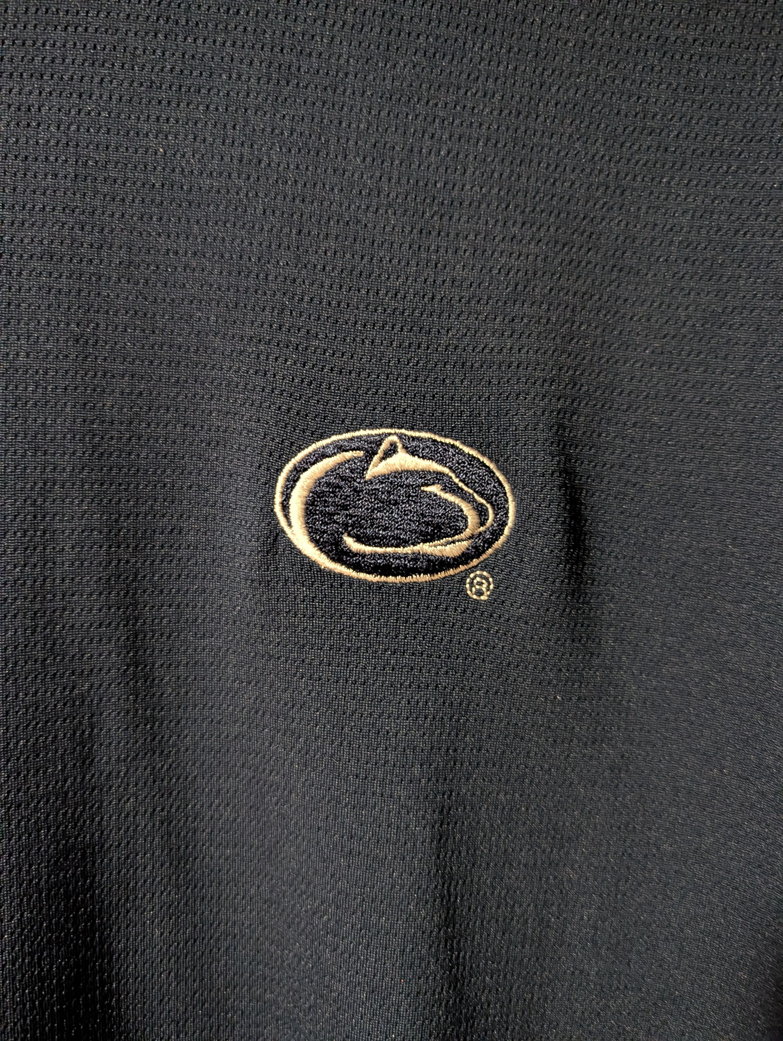 NCAA Vintage Y2K Penn State Nike Mock Turtle Neck T-Shirt Size US XL / EU 56 / 4 - 2 Thumbnail