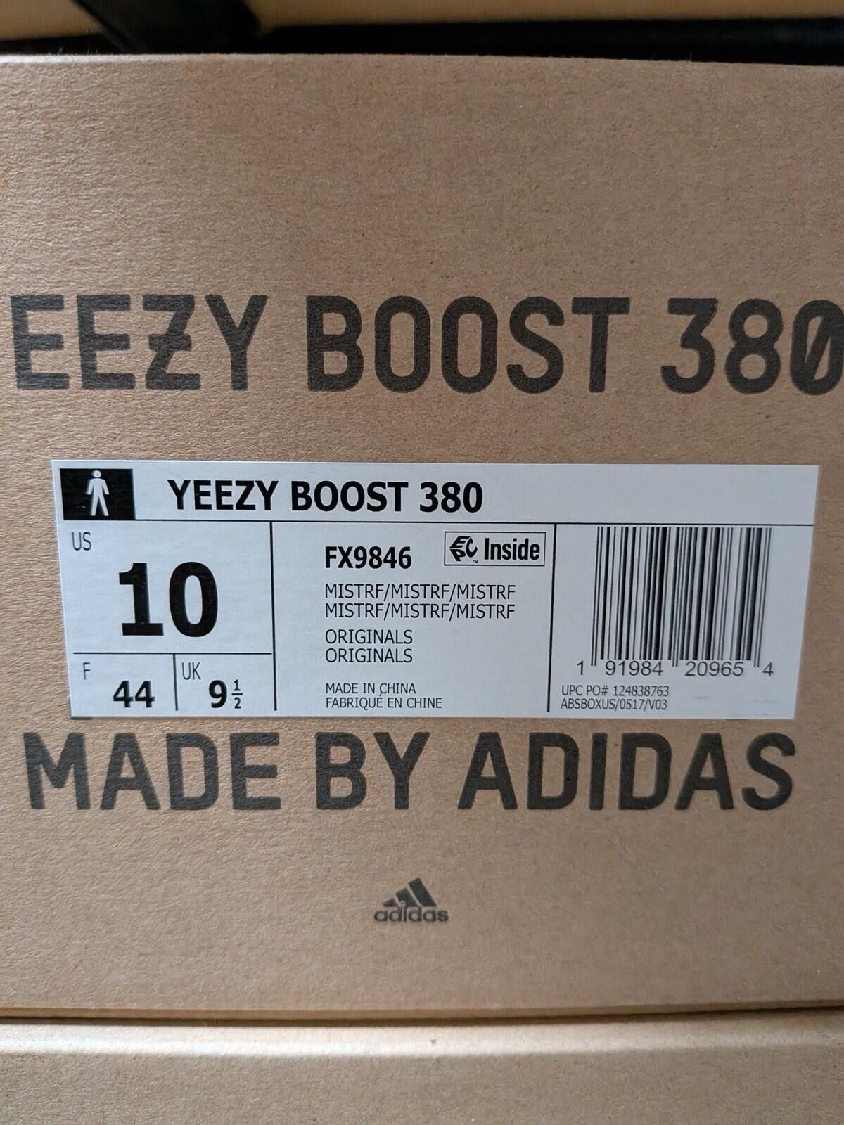 Adidas adidas Yeezy Boost 380 FX9846 Mist Reflective US10 Size US 10 / EU 43 - 7 Thumbnail