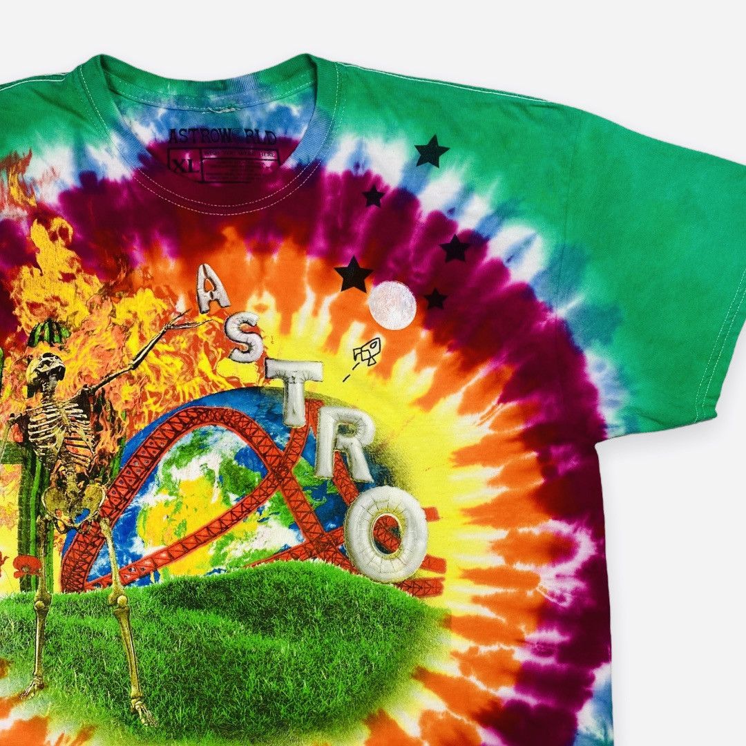 Travis Scott TRAVIS SCOTT ASTROWORLD FESTIVAL ROLLER COASTER TIE DYE Size US XL / EU 56 / 4 - 3 Thumbnail