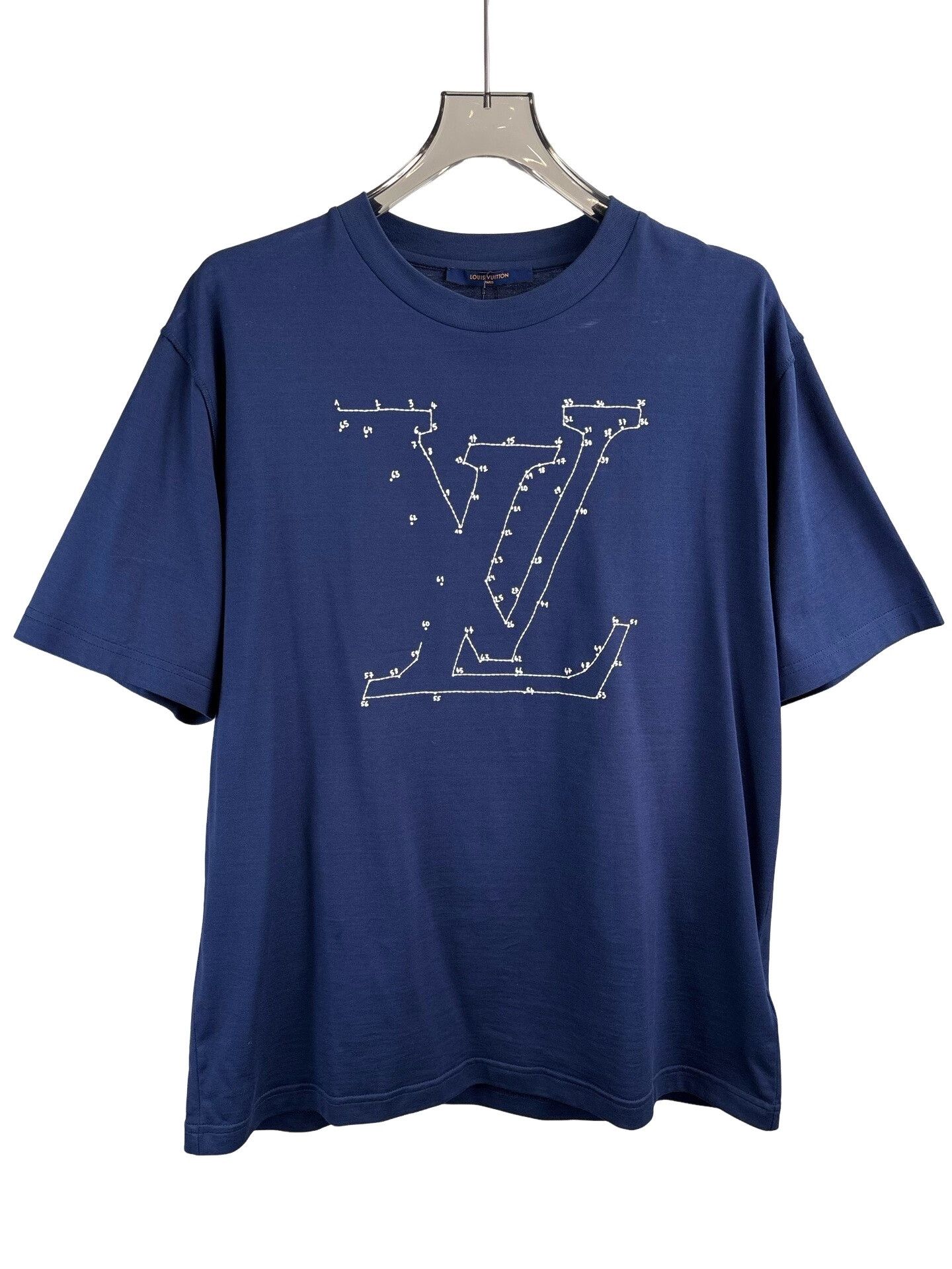 【Louis Vuitton】　シティー・ドッグ・プリントシャツ Louis Vuitton × Virgil Abloh LOUIS VUITTON CONNECT THE DOTS STITCH