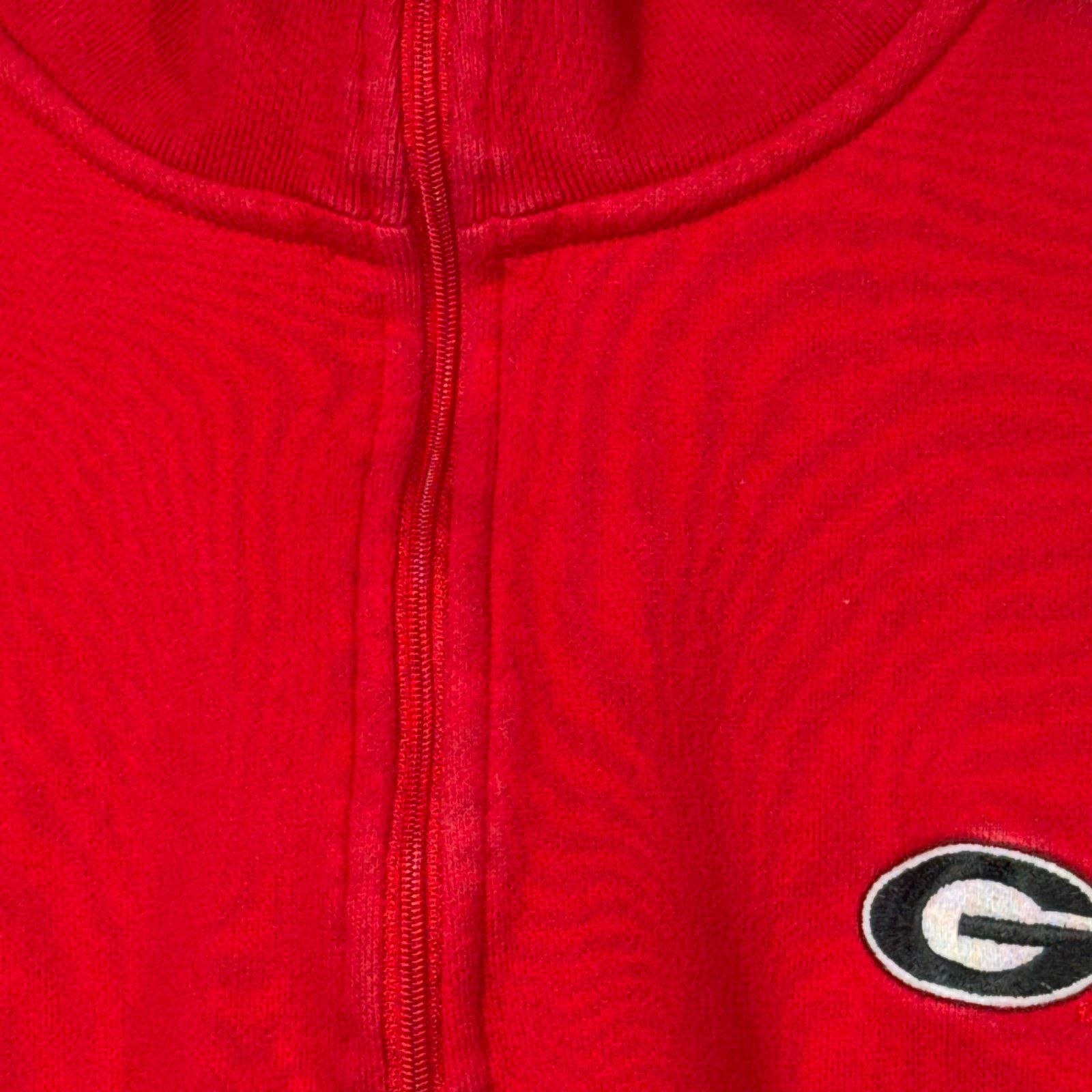 Cutter & Buck Cutter & Buck Medium Red Quarter-Zip Pullover Size ONE SIZE - 3 Thumbnail