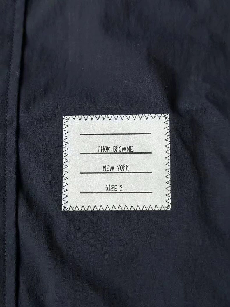 Thom Browne Thom Browne size2 Navy blue two-sleeved shirt jacket Size US M / EU 48-50 / 2 - 3 Thumbnail