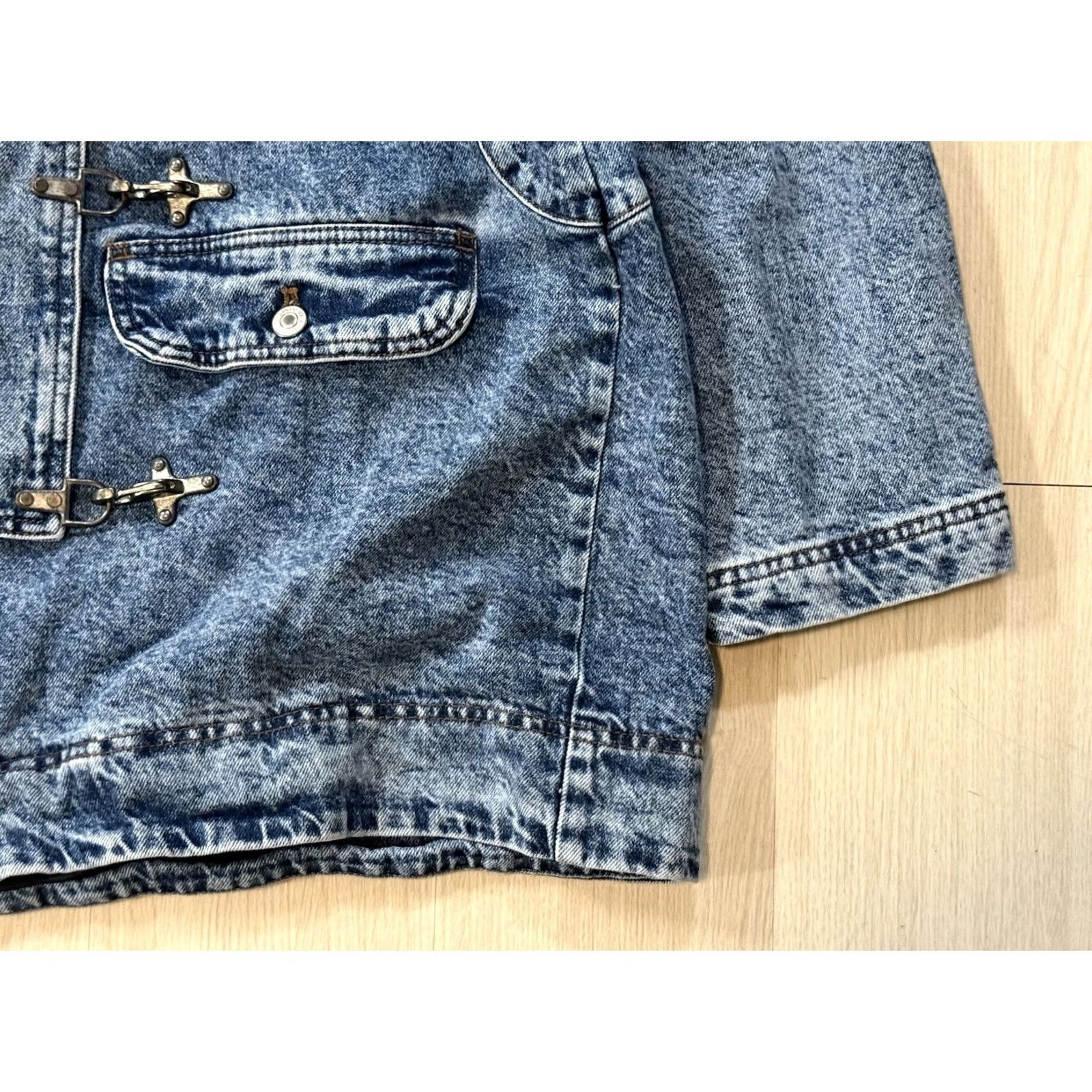 Vintage We The Free Coat Oversized Denim Barn Blue S Boys? Size S / US 4 / IT 40 - 4 Thumbnail