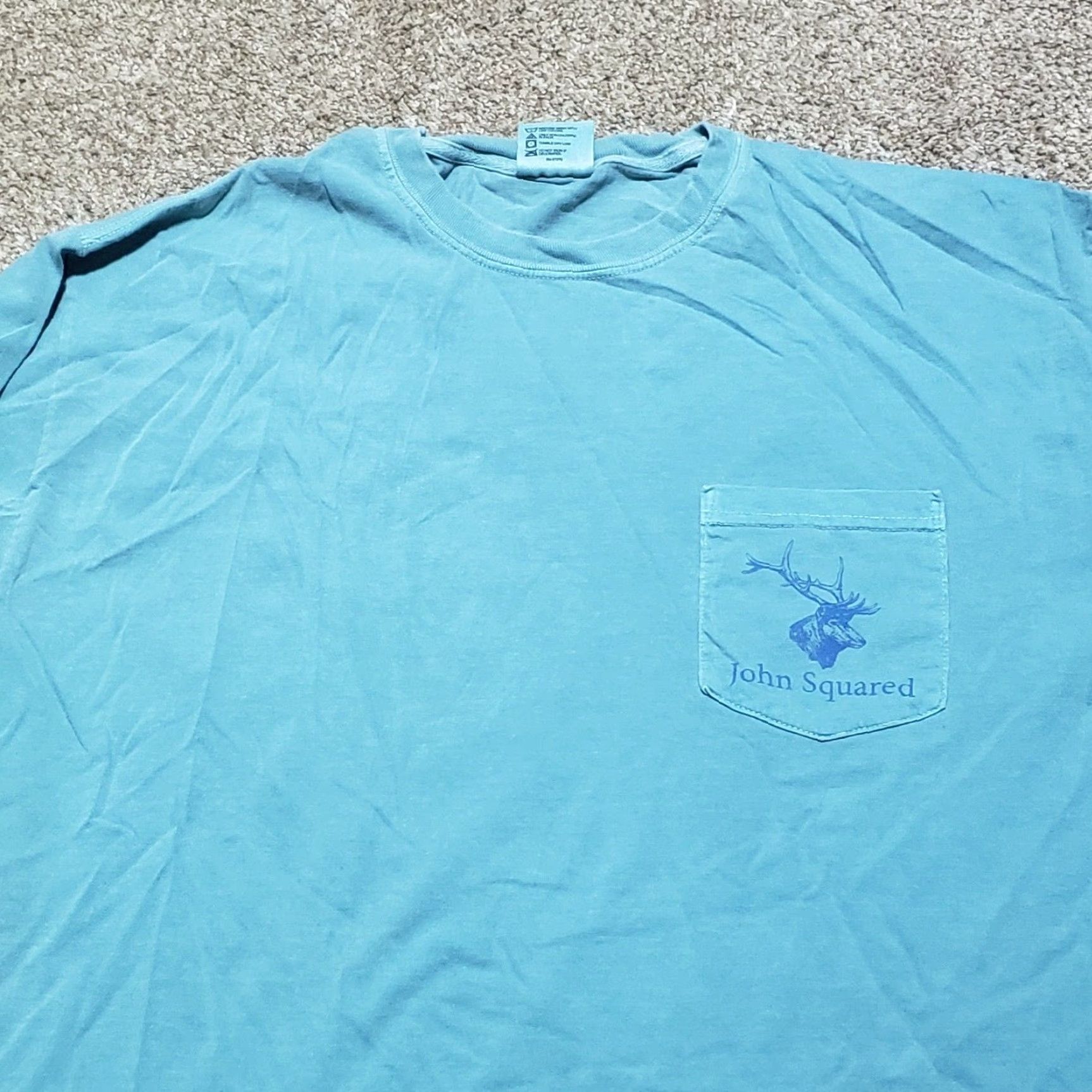 Dsquared2 VINTAGE Unbranded Blue Long Sleeve Shirt Hunting Deer Adult Men's L Large 90s Size US L / EU 52-54 / 3 - 2 Thumbnail