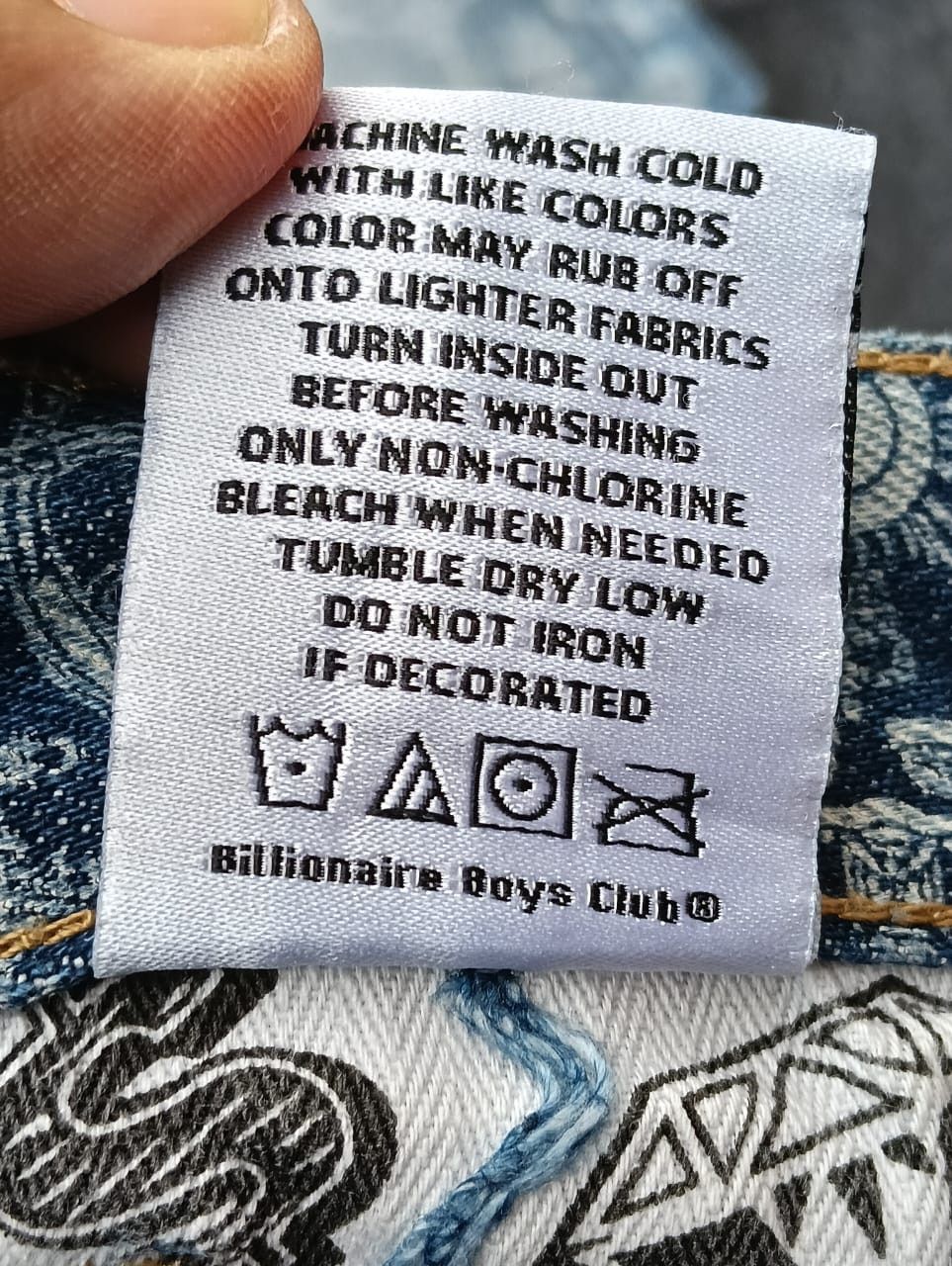 Billionaire Boys Club 🔥 Billionaire boys club Full monogram Denim -Astronaut Logo Size US 35 - 6 Thumbnail