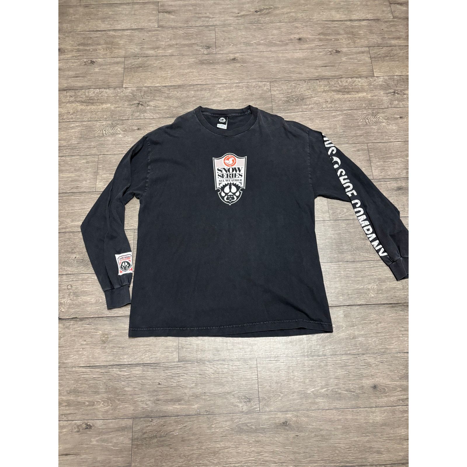 DVS × Vintage VTG DVS Shoes Snowboarding Tee Long Sleeve Sz XL Snow Series Size US XL / EU 56 / 4 - 1 Thumbnail