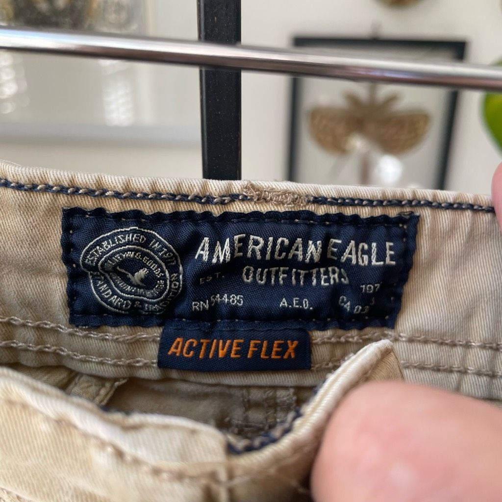 American Eagle Outfitters American Eagle Skinny Khaki Chino Pants 30 x 31 Size US 30 / EU 46 - 5 Thumbnail